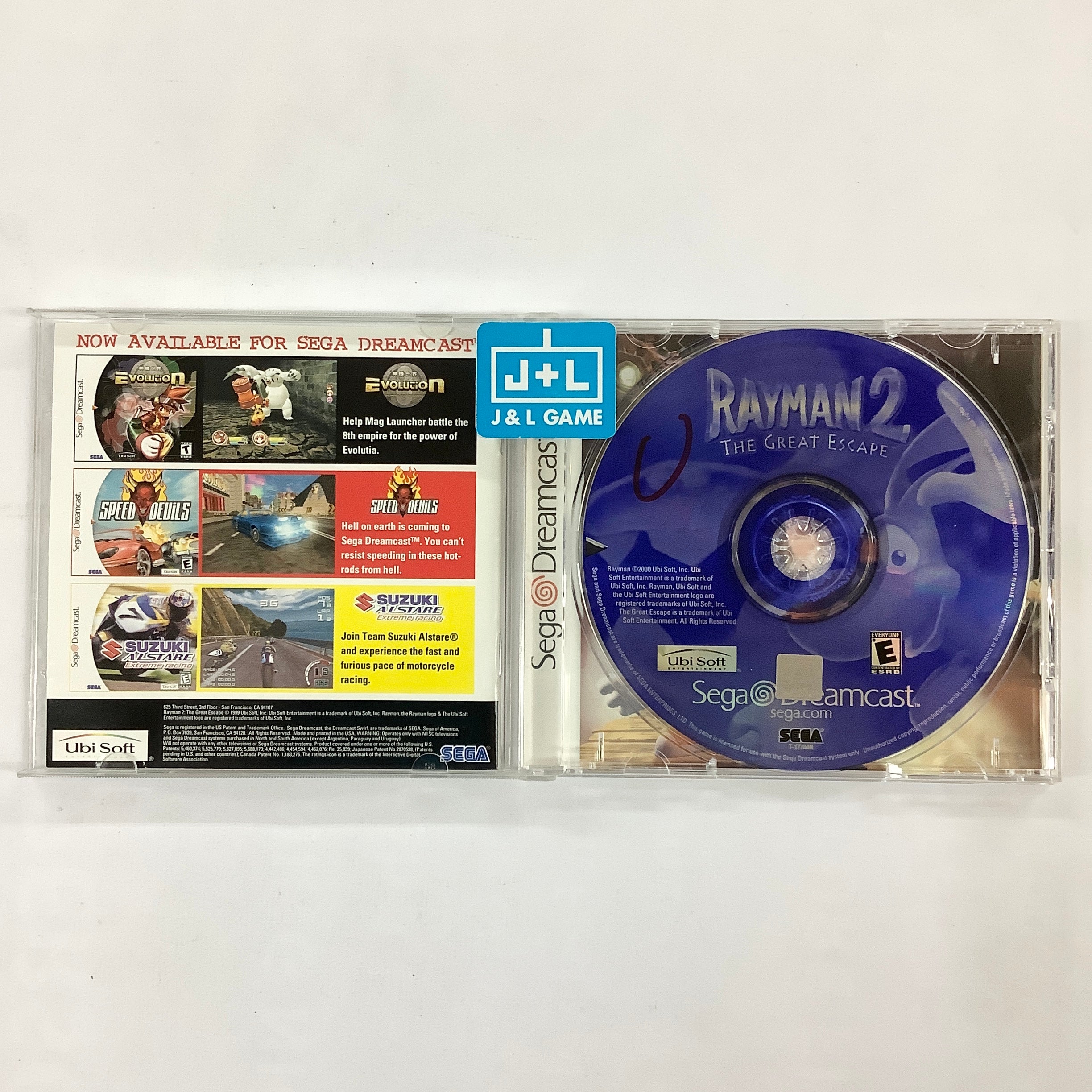 Rayman 2: The Great Escape - (DC) SEGA Dreamcast [Pre-Owned] Video Games Ubisoft   