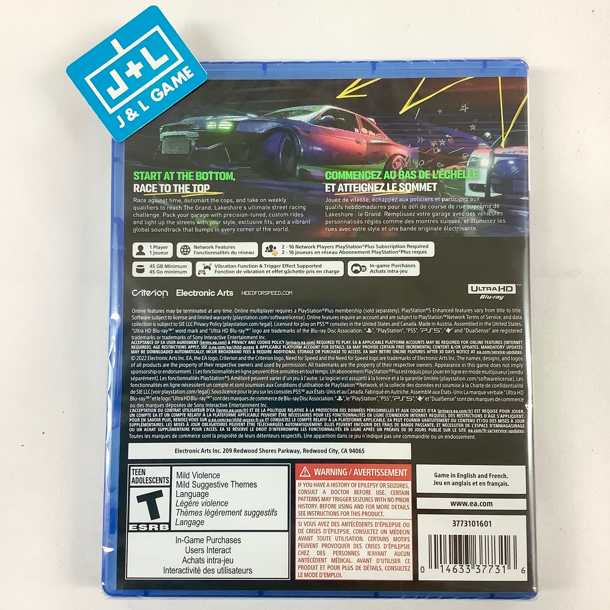 Need for Speed Unbound - (PS5) PlayStation 5 Video Games Electronic Arts   
