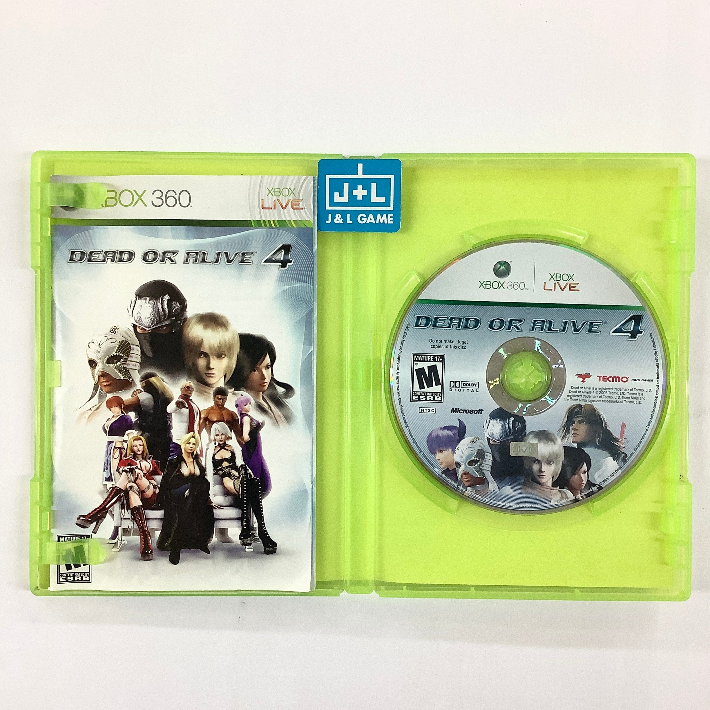 Dead or Alive 4 - Xbox 360 [Pre-Owned] Video Games Tecmo   