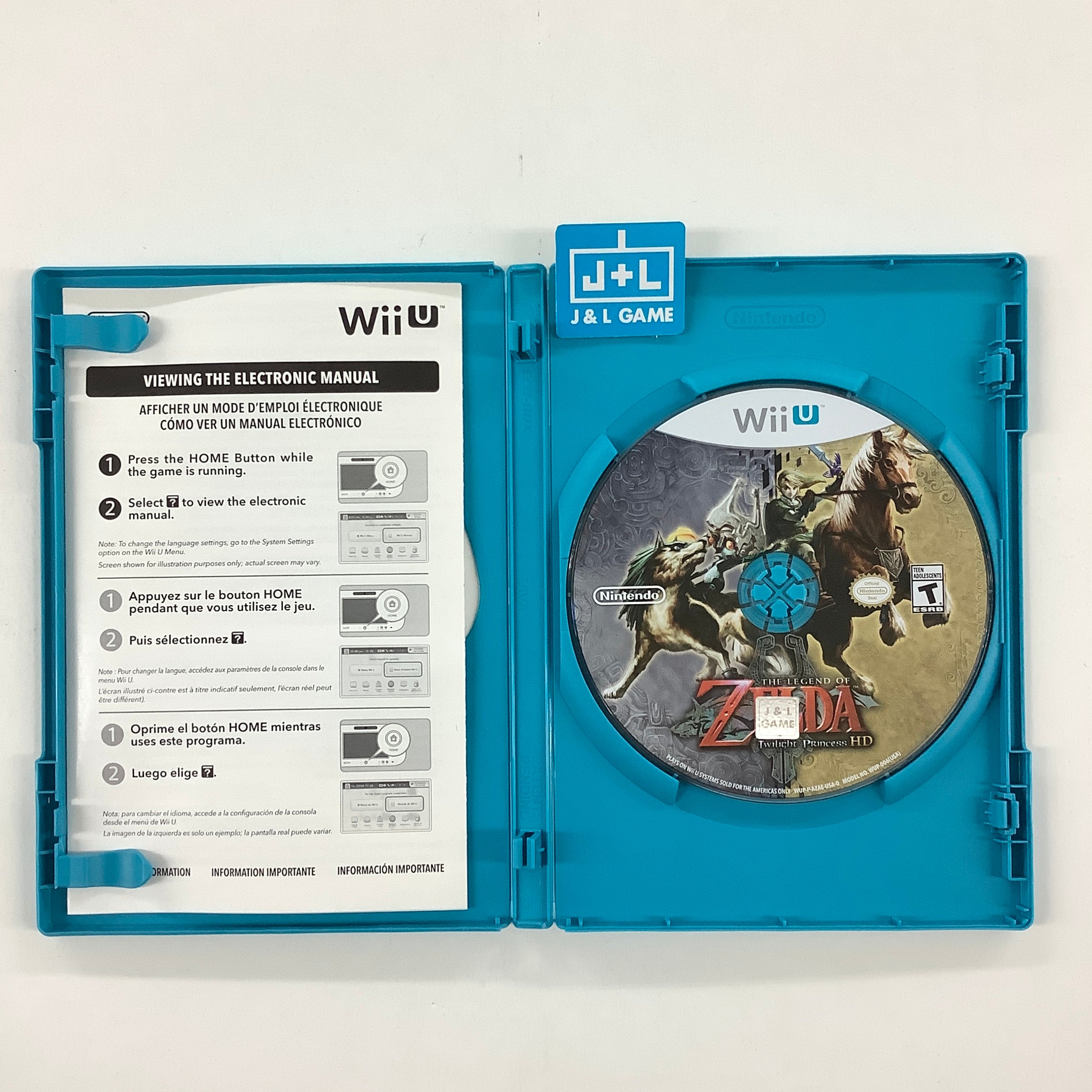 The Legend of Zelda: Twilight Princess HD - Nintendo Wii U [Pre-Owned] Video Games Nintendo