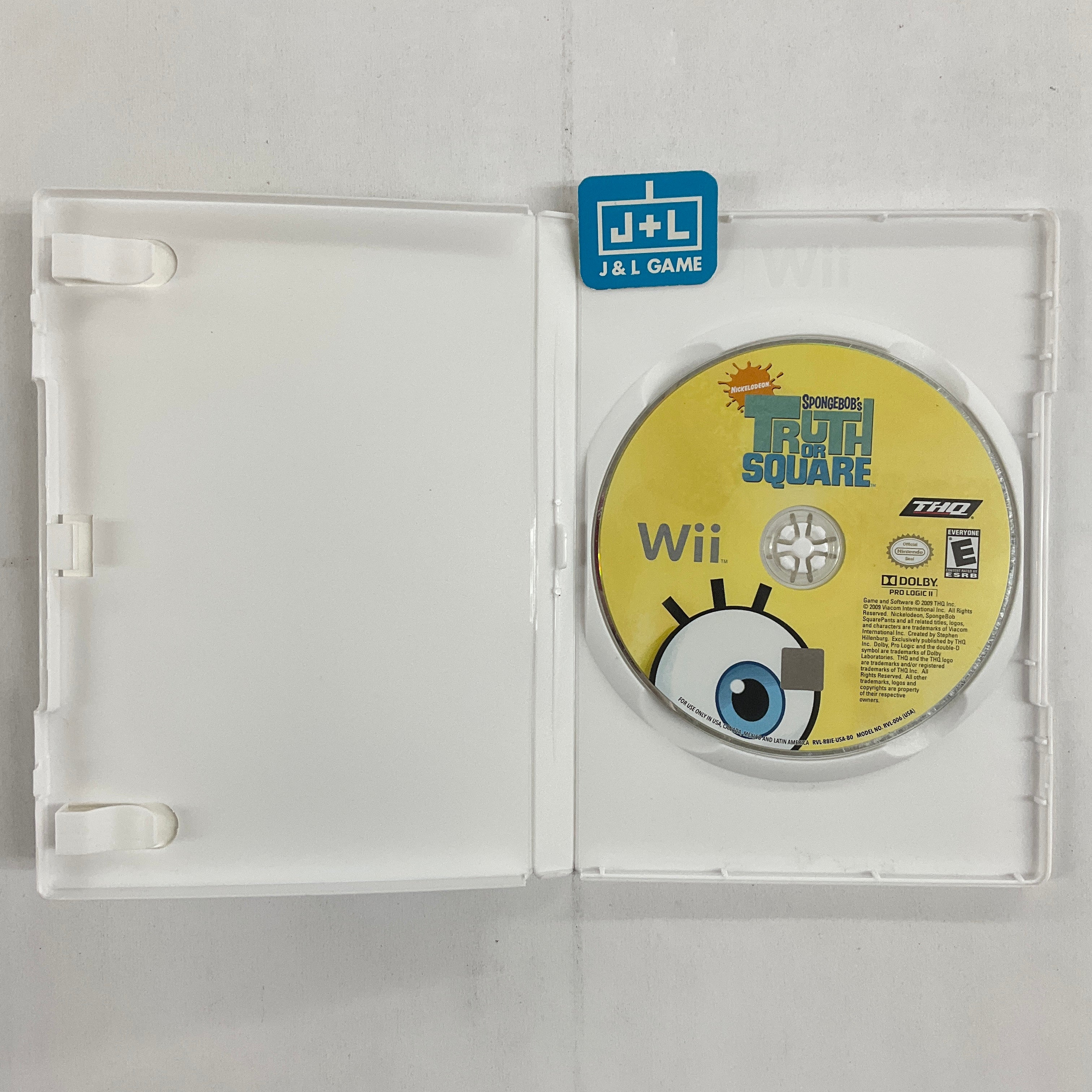 SpongeBob's Truth or Square - Nintendo Wii [Pre-Owned] Video Games THQ   