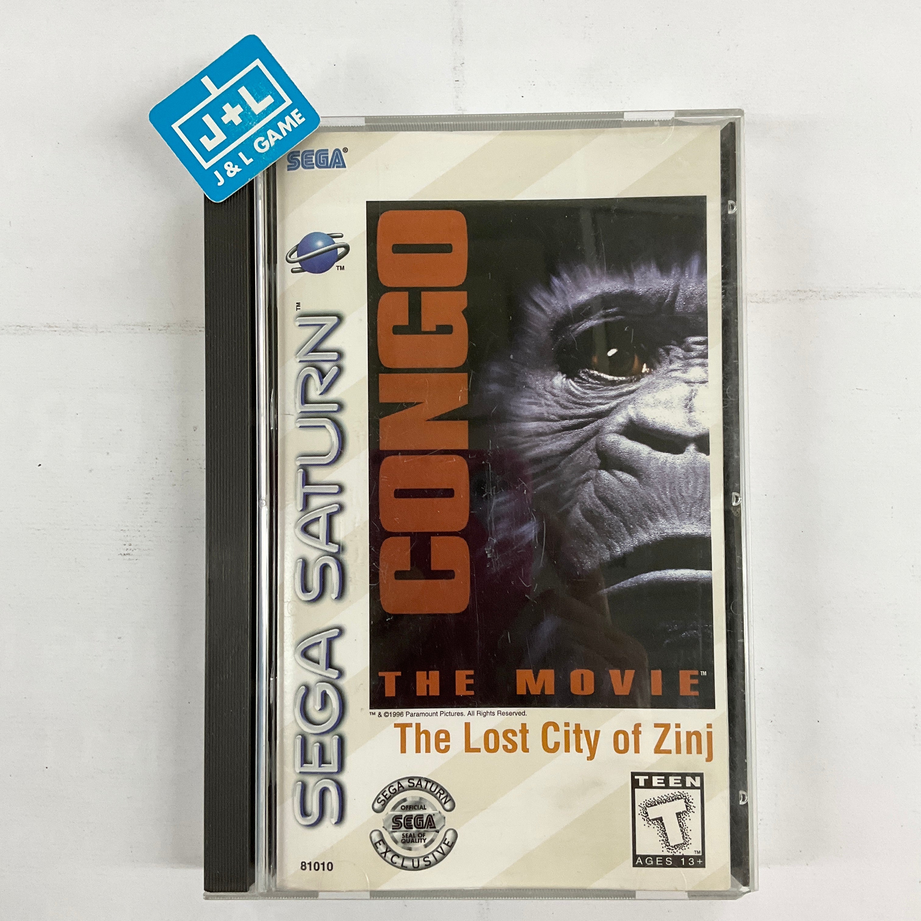 Congo the Movie: The Lost City of Zinj - (SS) SEGA Saturn [Pre-Owned] Video Games Sega   