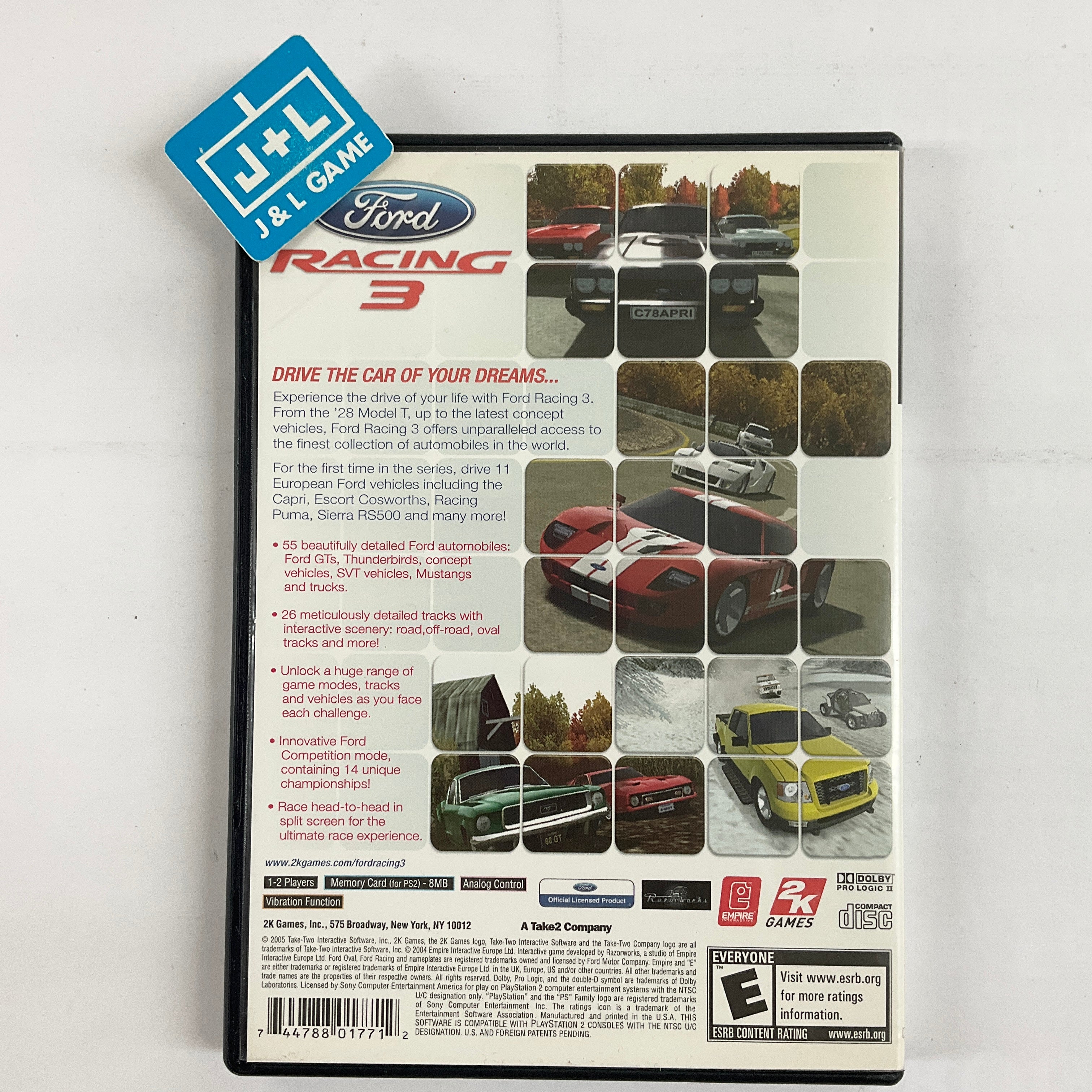 Ford Racing 3 - (PS2) PlayStation 2 [Pre-Owned] Video Games 2K Games   