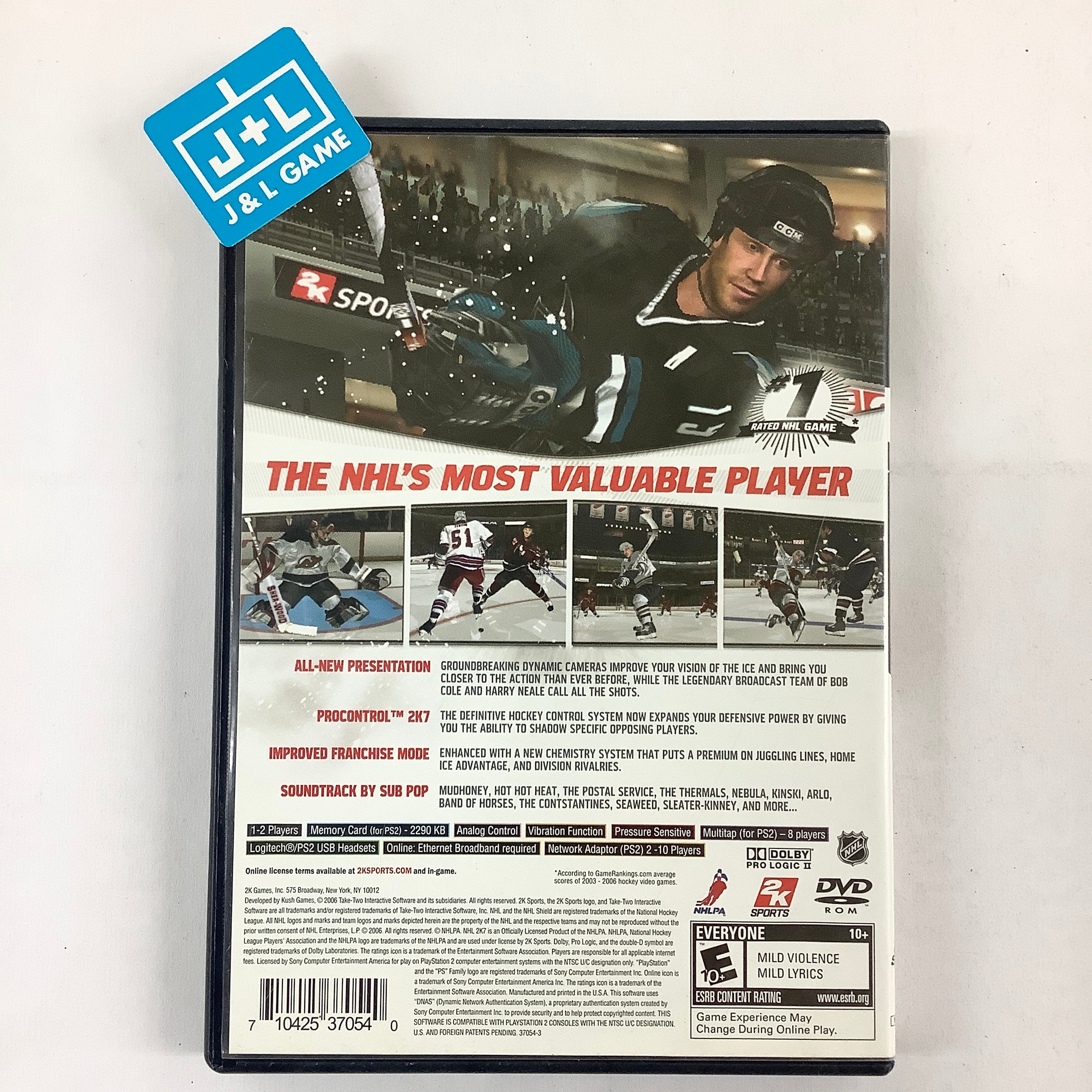 NHL 2K7 - (PS2) PlayStation 2 [Pre-Owned] Video Games 2K Sports   