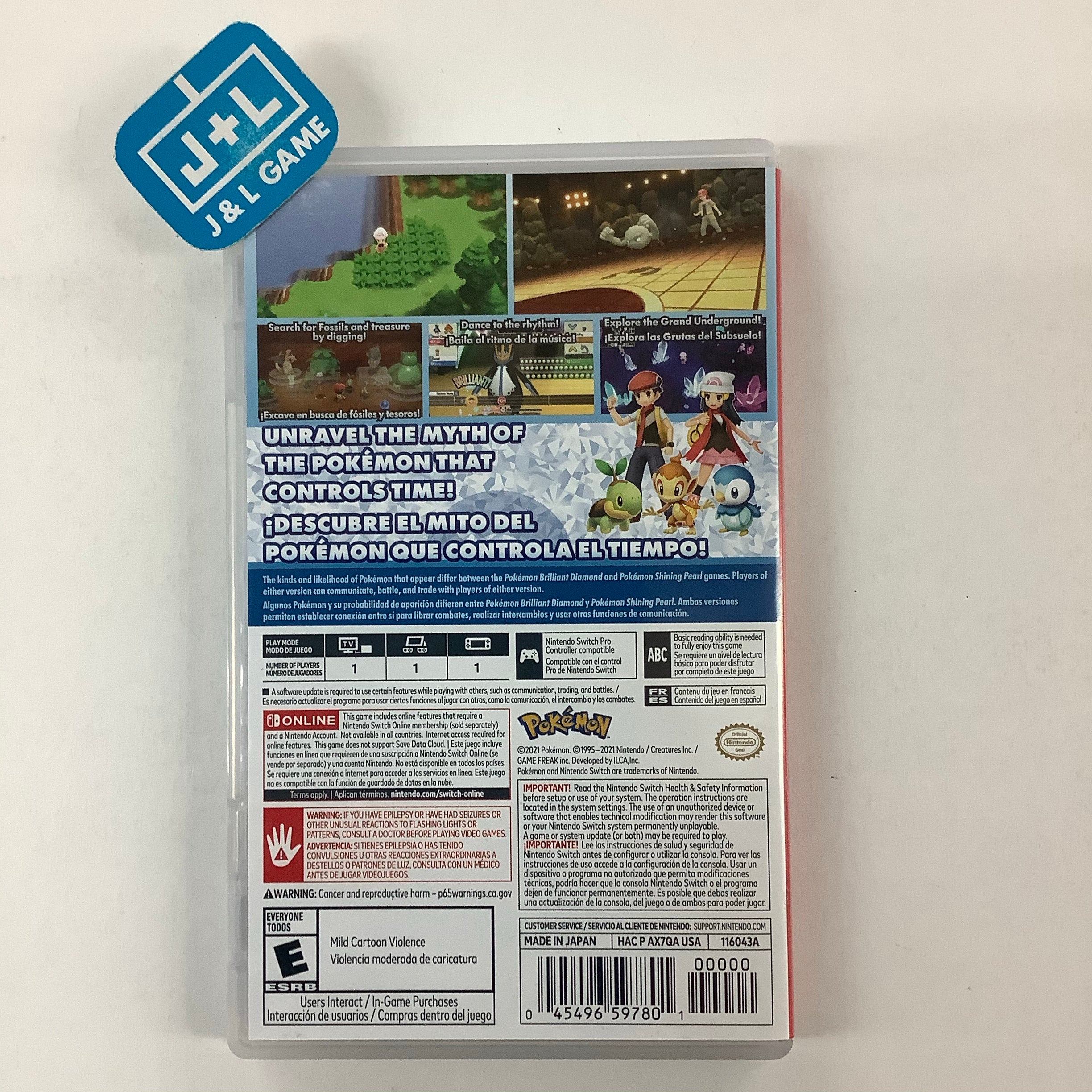 Pokemon Brilliant Diamond - (NSW) Nintendo Switch [UNBOXING] Video Games Nintendo   