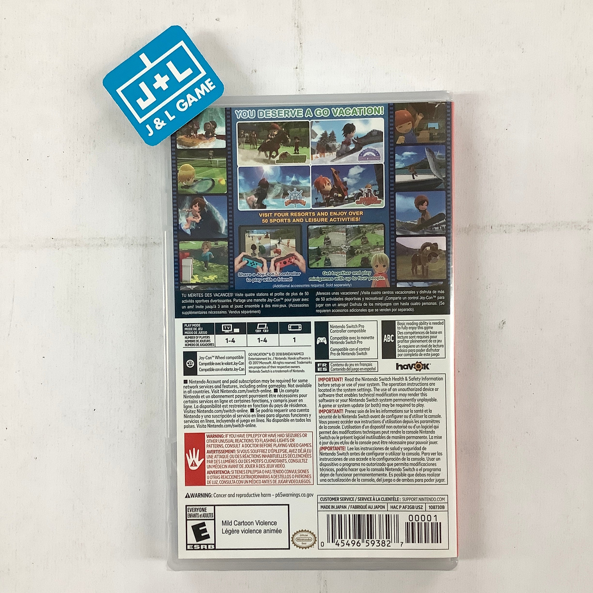 Go Vacation - (NSW) Nintendo Switch Video Games Nintendo   