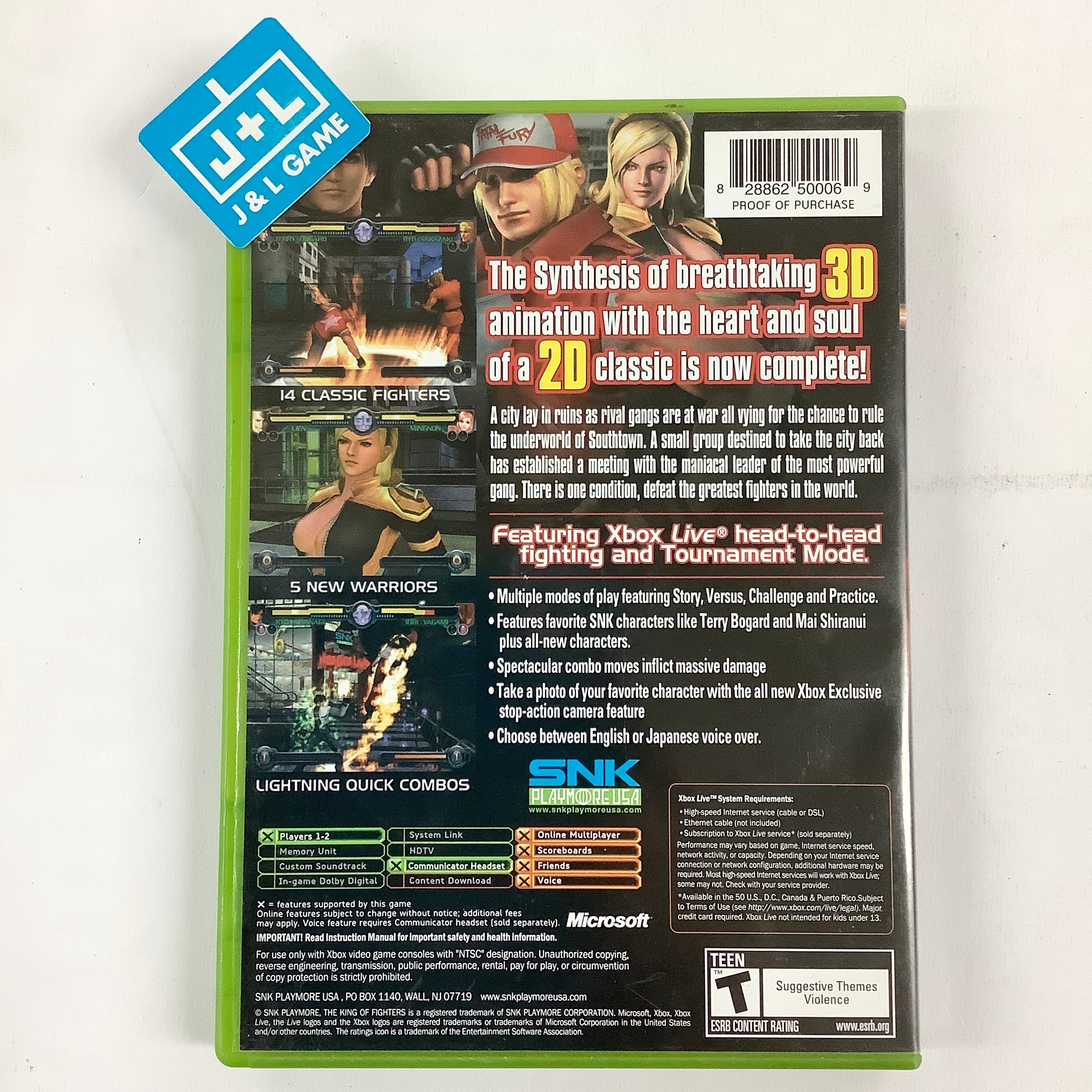 The King of Fighters: Maximum Impact Maniax - (XB) Xbox [Pre-Owned] Video Games SNK Playmore   