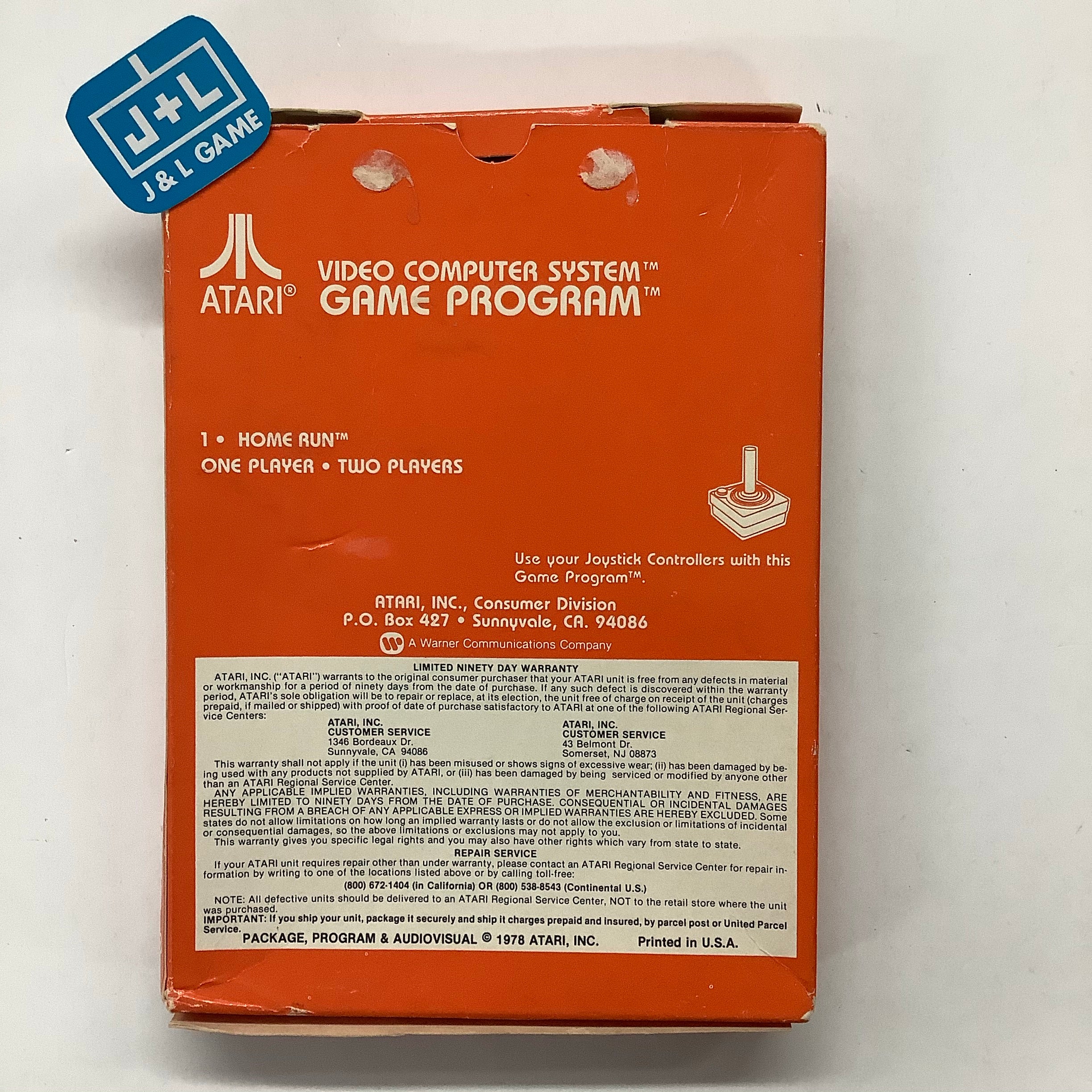 Home Run - Atari 2600 [Pre-Owned] Video Games Atari   