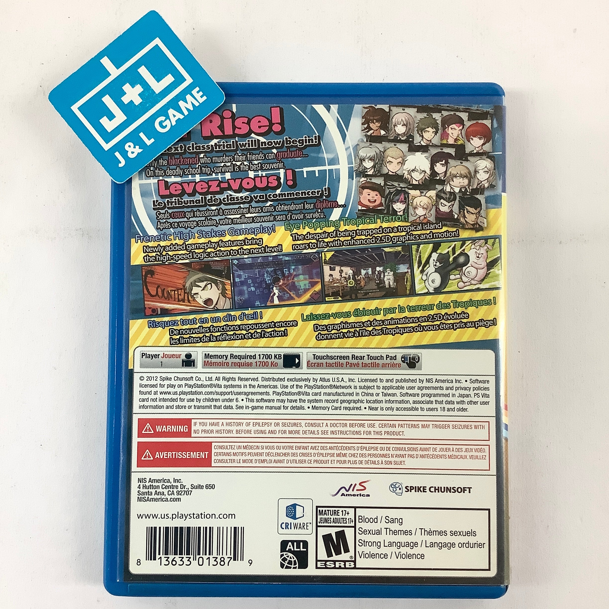 Danganronpa 2: Goodbye Despair - (PSV) PlayStation Vita [Pre-Owned] Video Games NIS America   