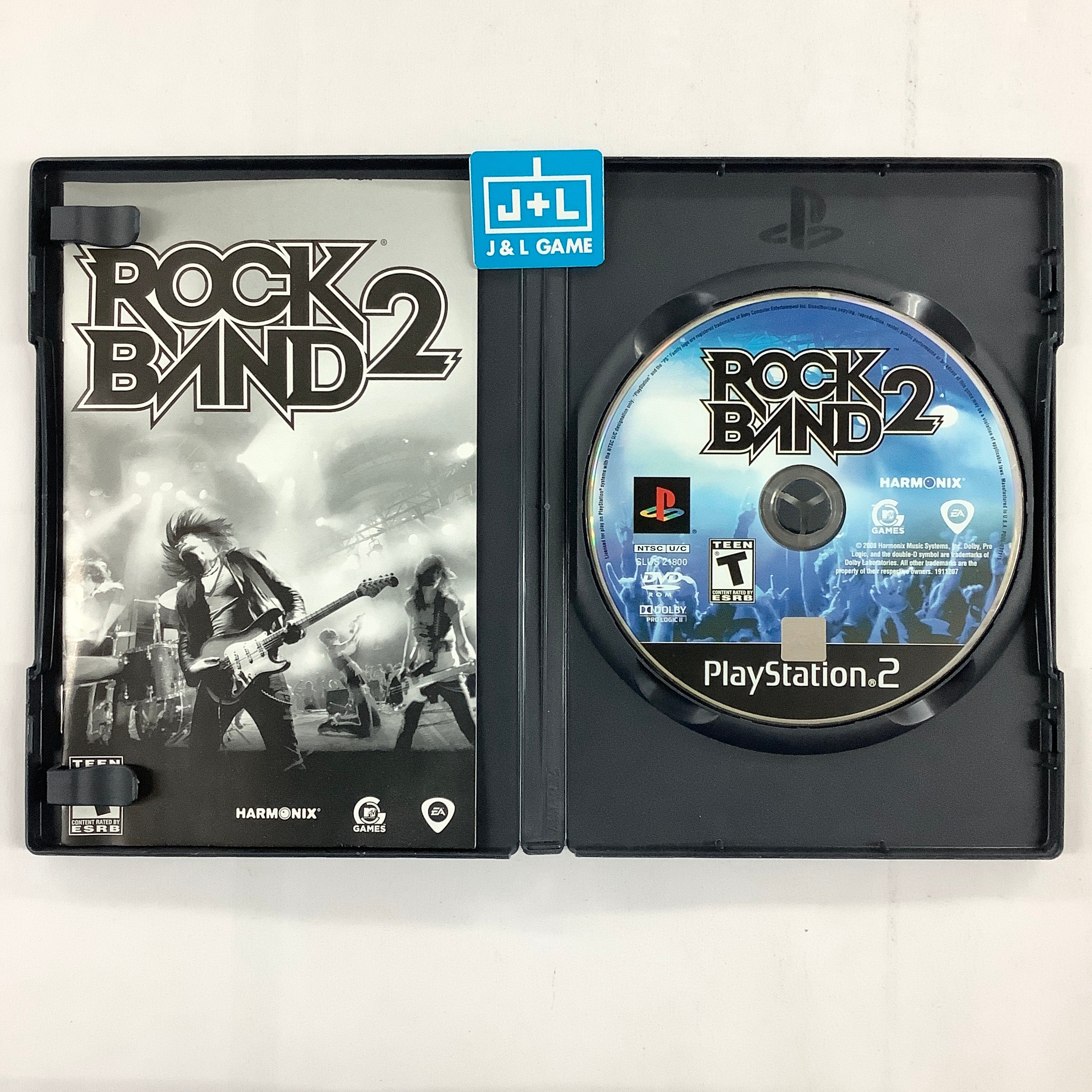 Rock Band 2 - (PS2) PlayStation 2 [Pre-Owned] Video Games MTV Games   