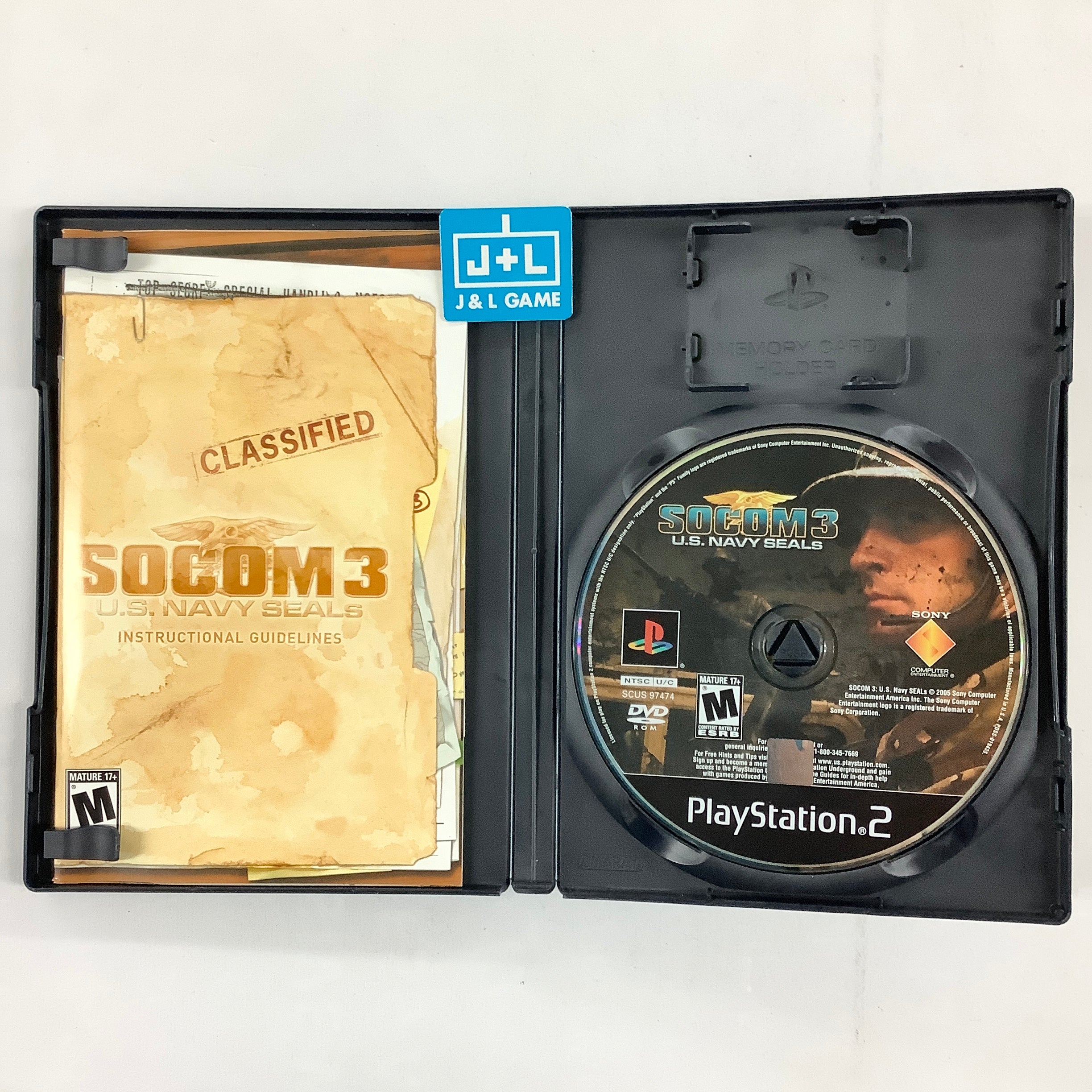 SOCOM 3: U.S. Navy SEALs - (PS2) PlayStation 2 [Pre-Owned] Video Games SCEA   