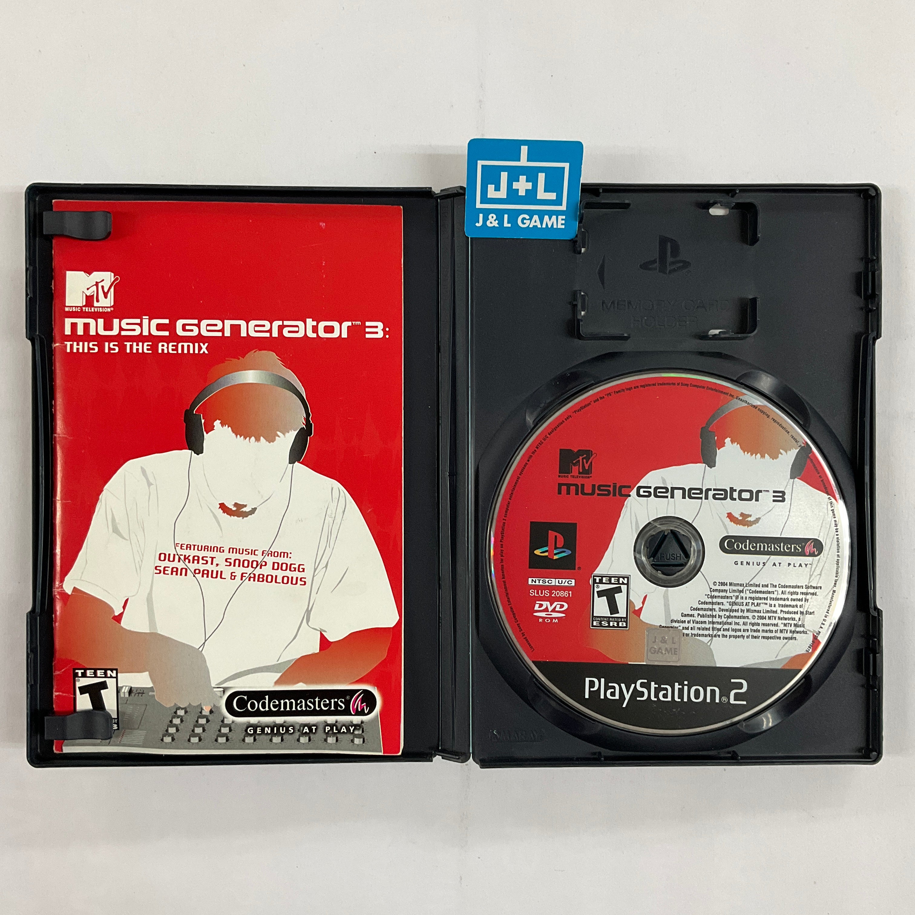 MTV Music Generator 3: This is the Remix - (PS2) PlayStation 2 [Pre-Owned] Video Games Codemasters   