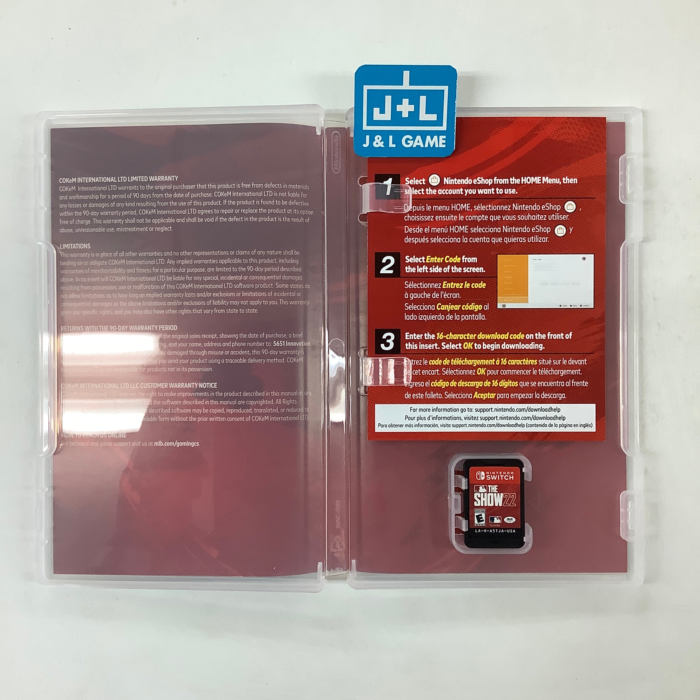 MLB The Show 22 - (NSW) Nintendo Switch [Pre-Owned] Video Games MLB AM   