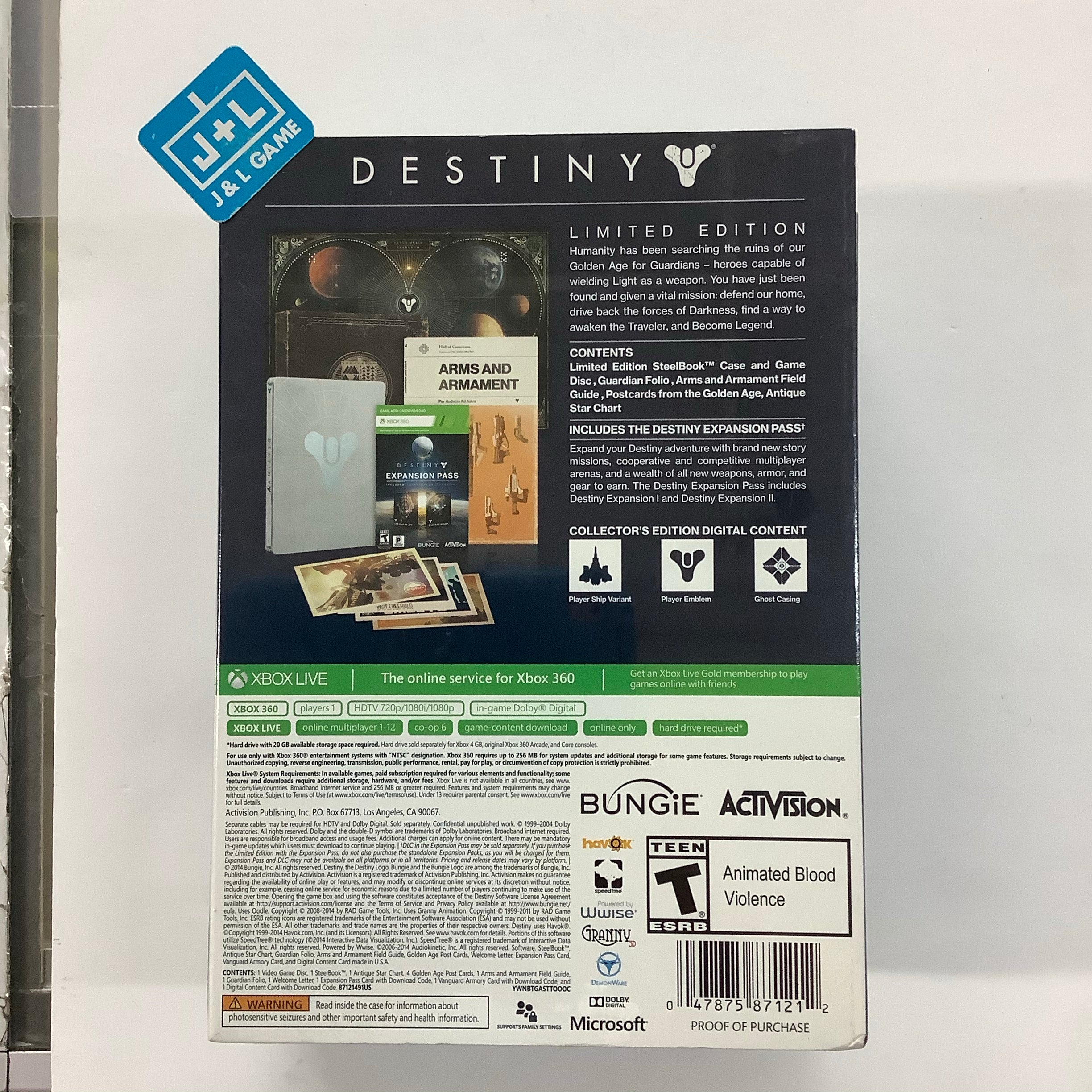 Destiny (Limited Edition) - Xbox 360 Video Games Activision   