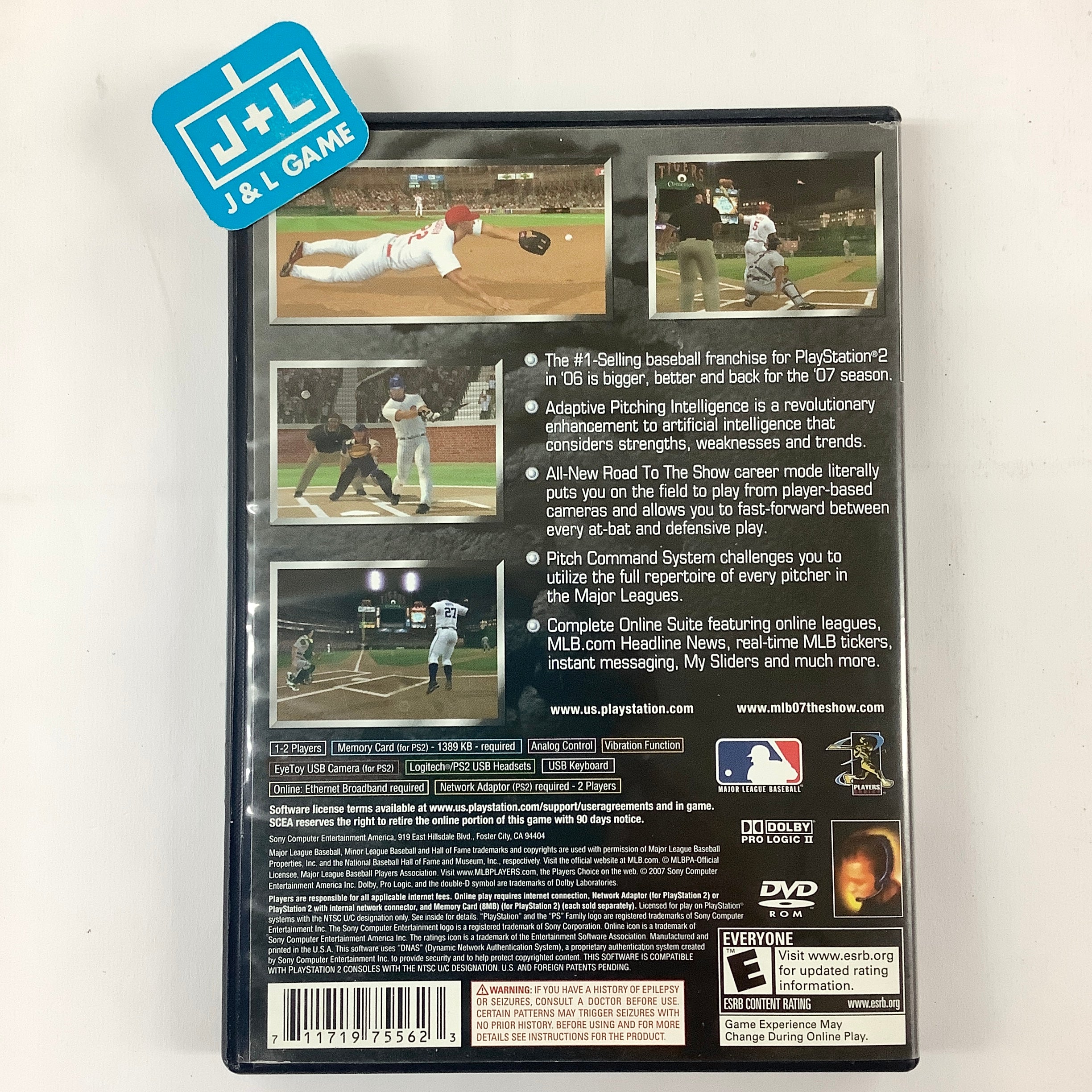 MLB 07: The Show - (PS2) PlayStation 2 [Pre-Owned] Video Games SCEA   