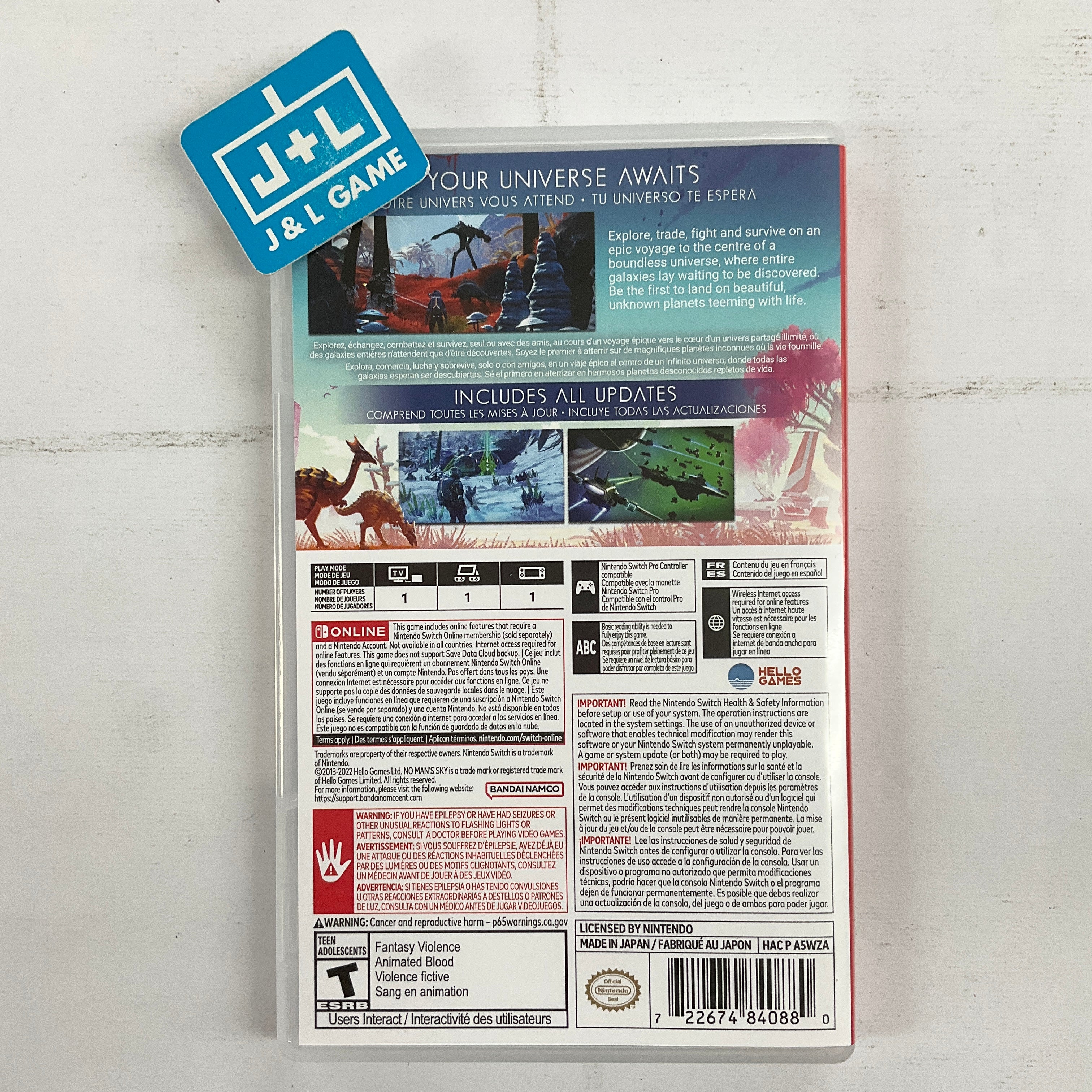 No Man's Sky - (NSW) Nintendo Switch [UNBOXING] Video Games BANDAI NAMCO Entertainment   