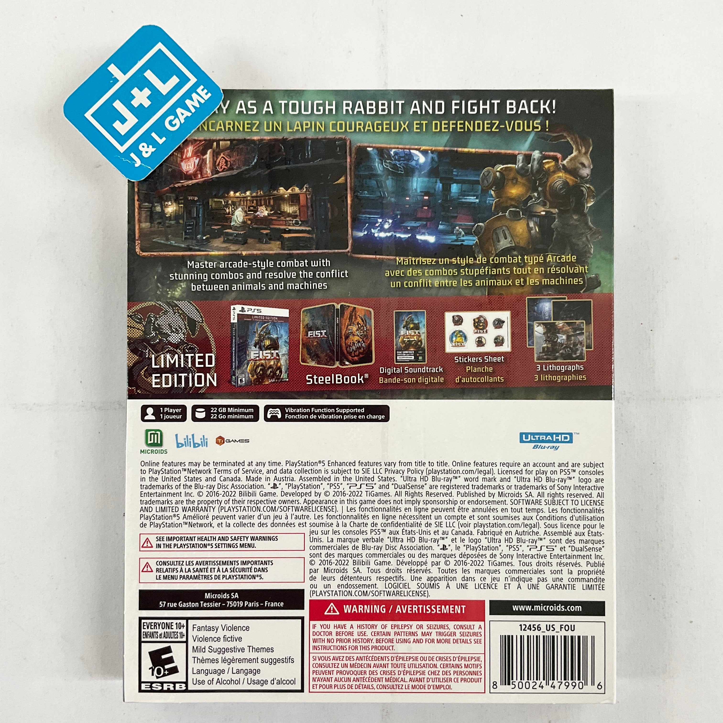 F.I.S.T.: Forged in Shadow Torch - Day 1 Edition - (PS5) PlayStation 5 Video Games Microids   