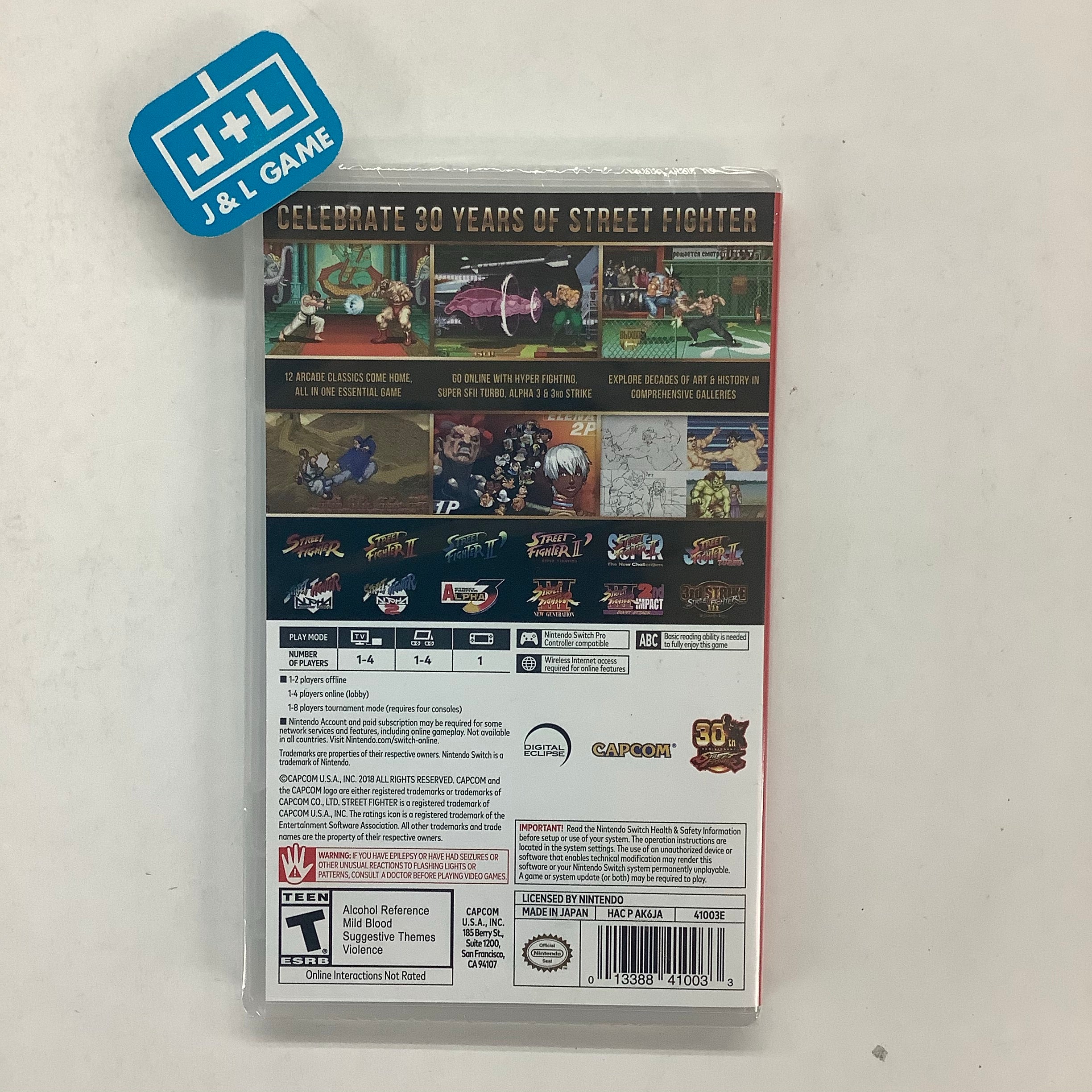 Street Fighter - 30th Anniversary Collection - Switch! (D'occasion) à Street Fighter - 30th Anniversary Collection - Switch! (D'occasion) à