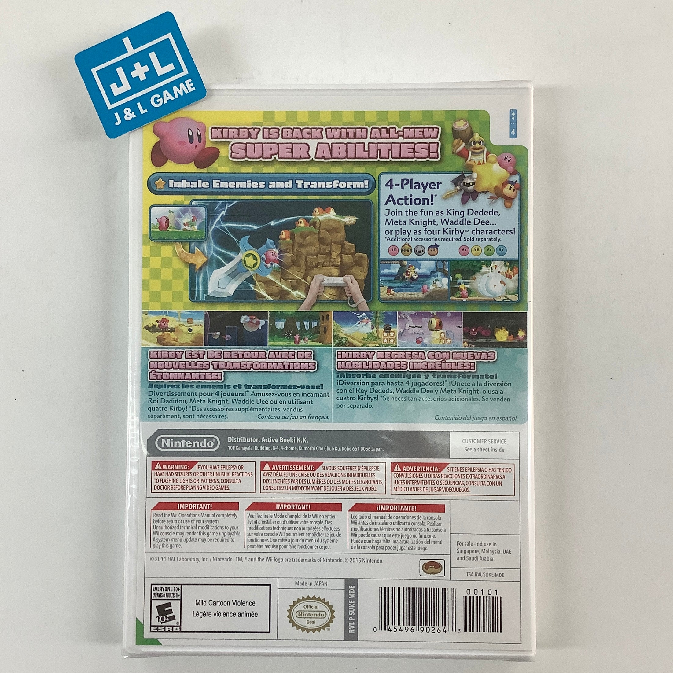 Kirby's Return to Dream Land - Nintendo Wii ( World Edition ) Video Games Nintendo   