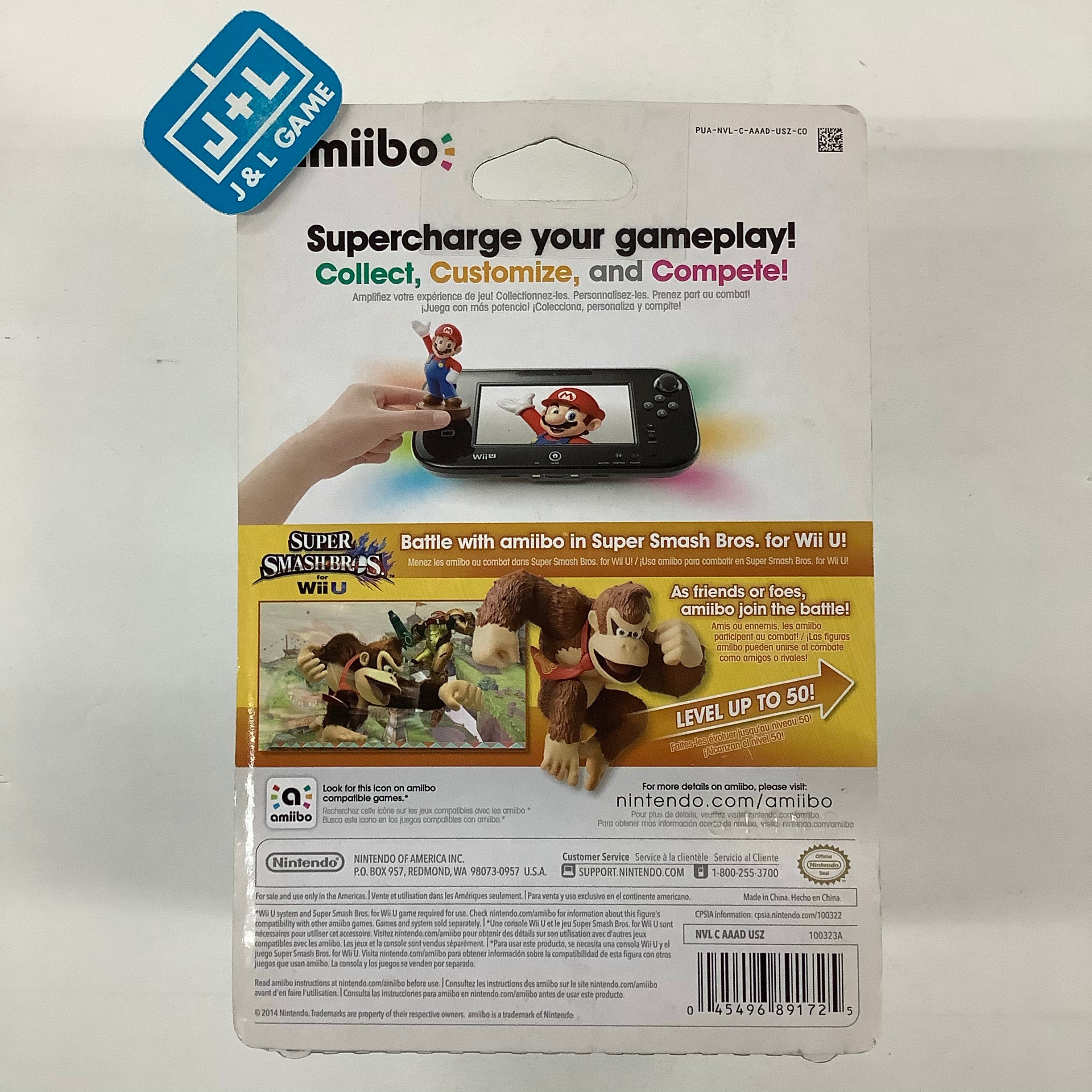 Donkey Kong (Super Smash Bros. series) - Nintendo WiiU Amiibo Amiibo Nintendo   