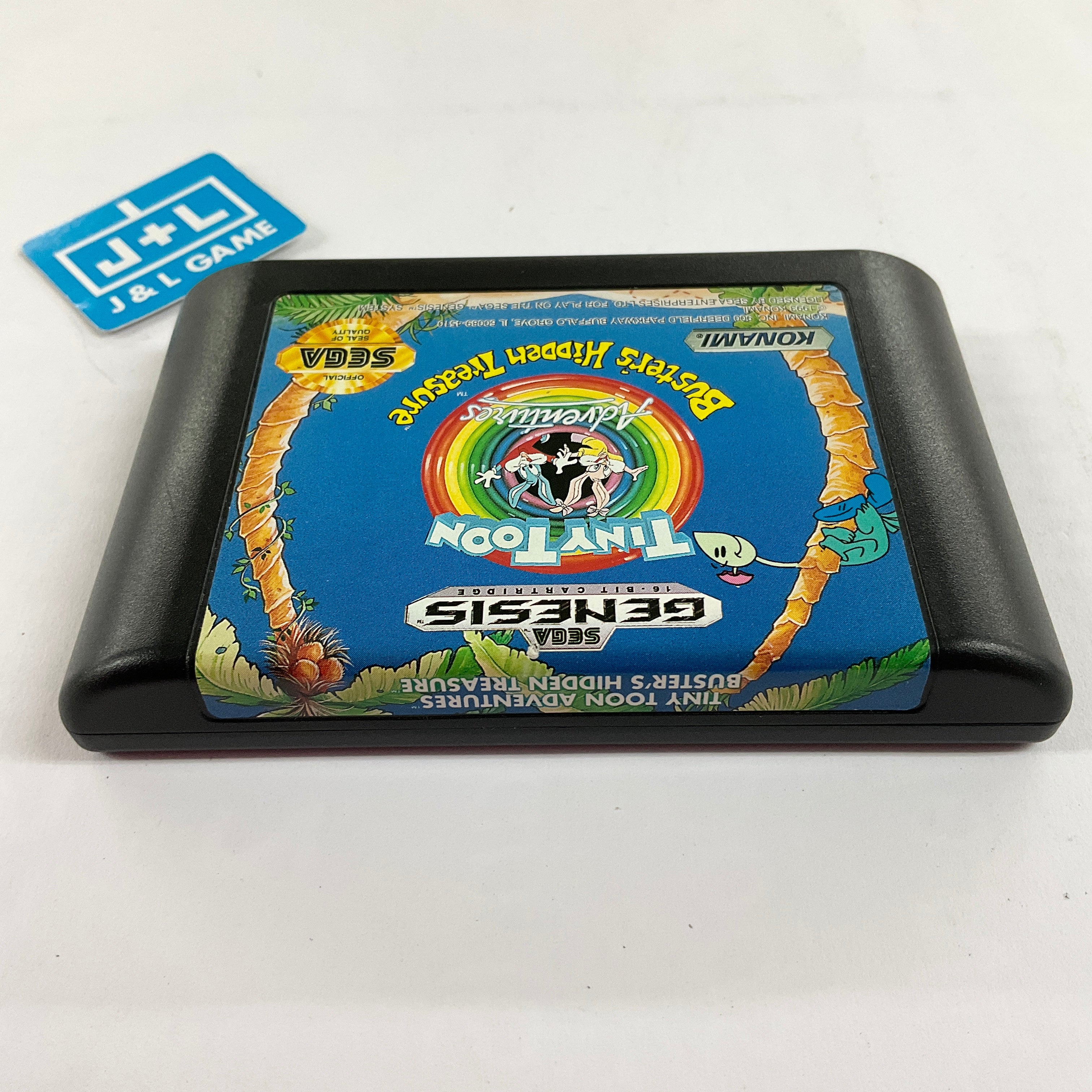 Tiny Toon Adventures: Buster's Hidden Treasure - (SG) SEGA Genesis [Pre-Owned] Video Games Konami   