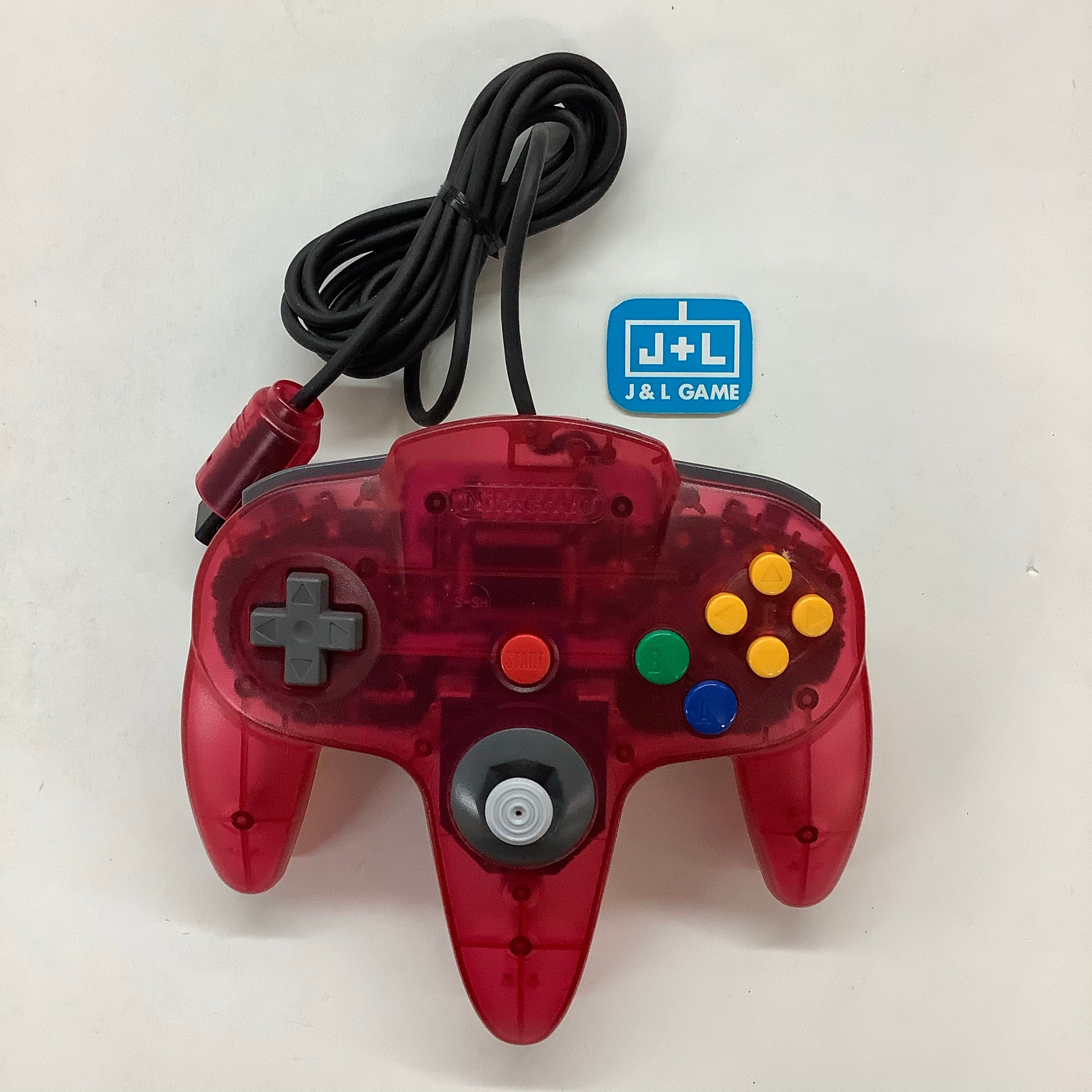 Nintendo 64 Hardware Console (Clear Red) - (N64) Nintendo 64 [Pre-Owne ...