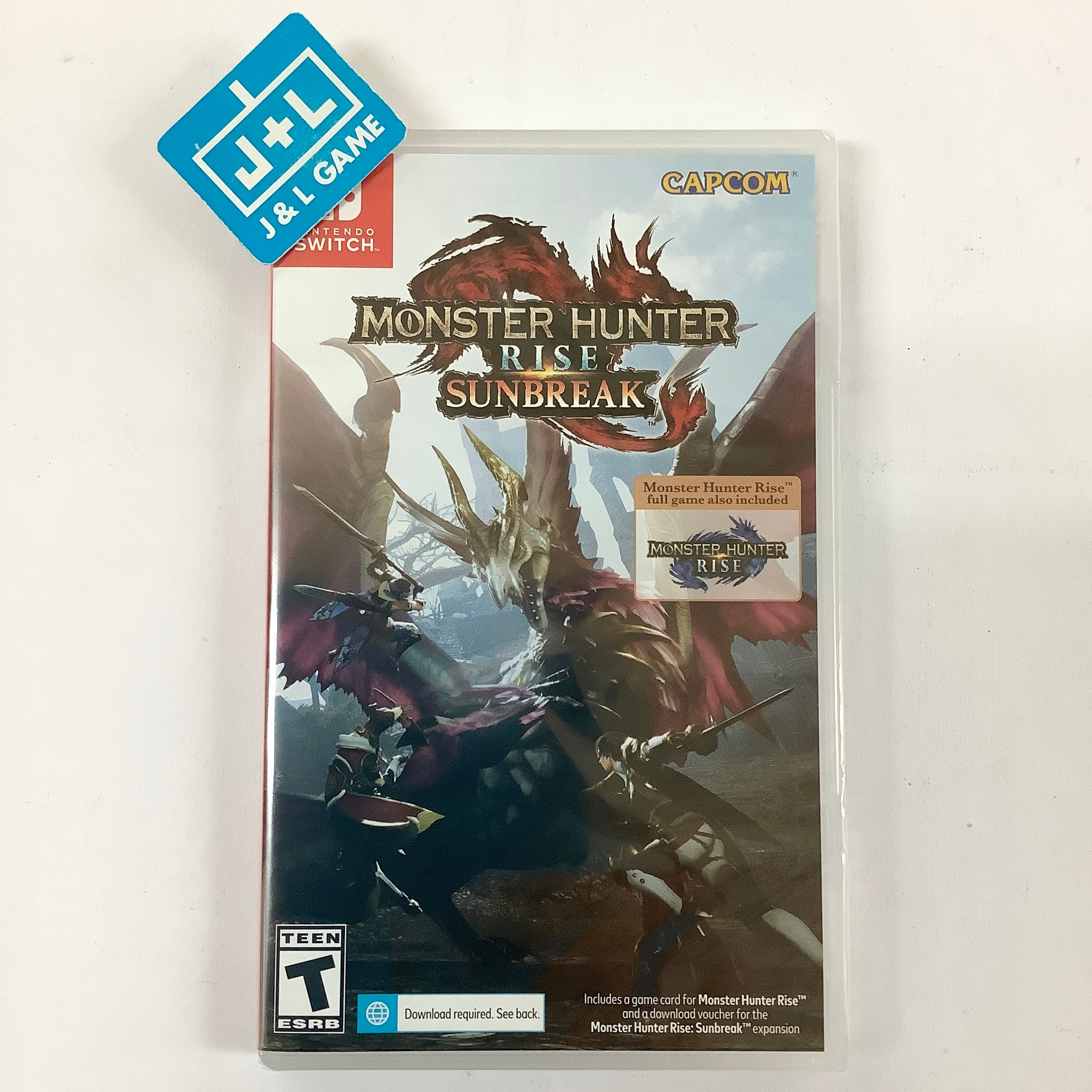 Monster Hunter Rise + Sunbreak - (NSW) Nintendo Switch Video Games Capcom   