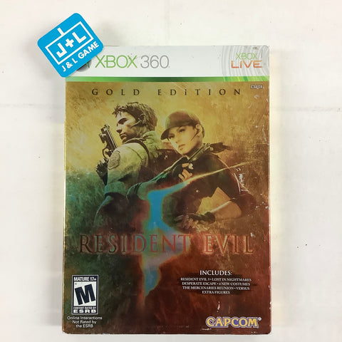 Resident Evil 5 Gold Edition - Jogo XBOX 360 Mídia Física