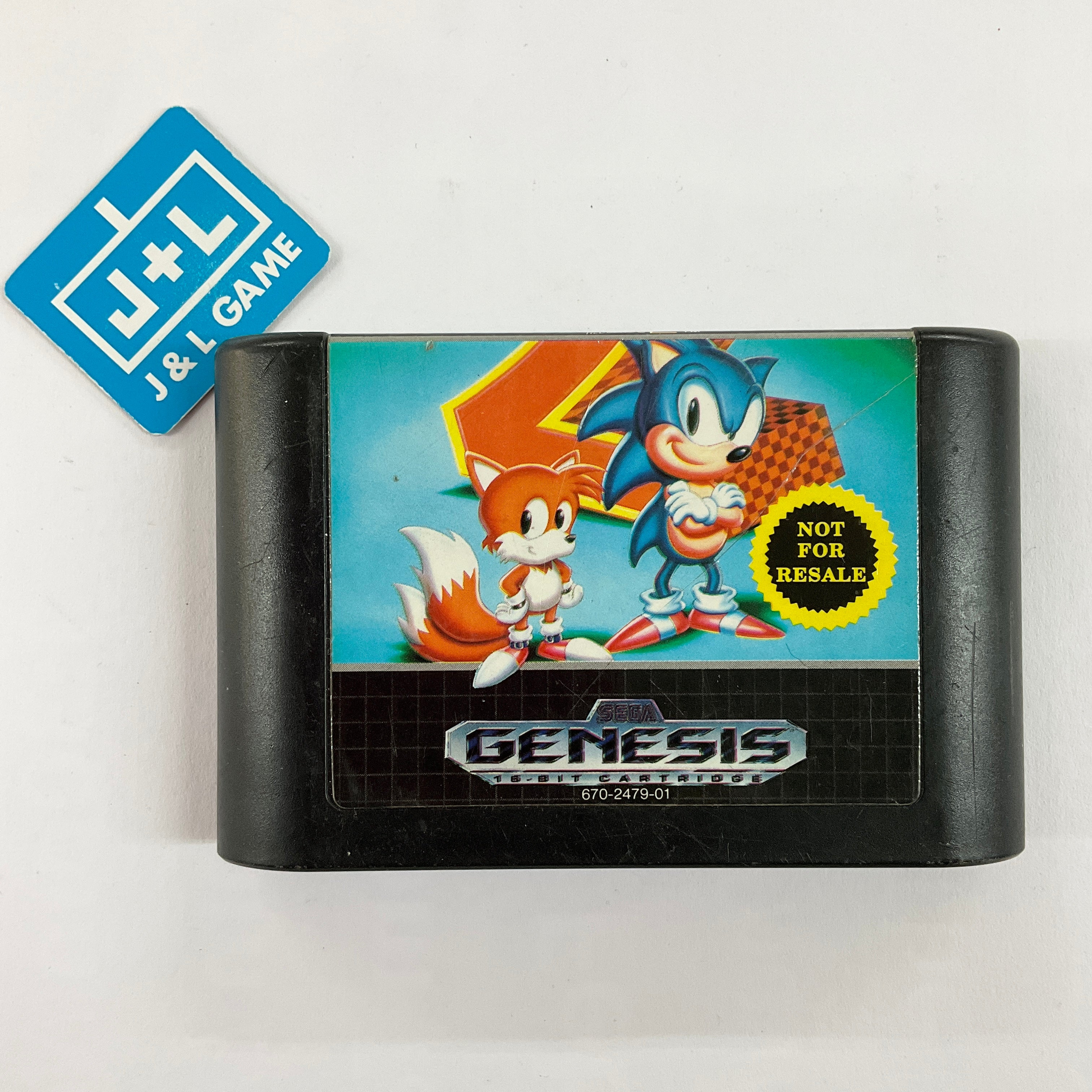 Sonic the Hedgehog 2 (Not for Resale) - (SG) SEGA Genesis [Pre-Owned] Video Games Sega   