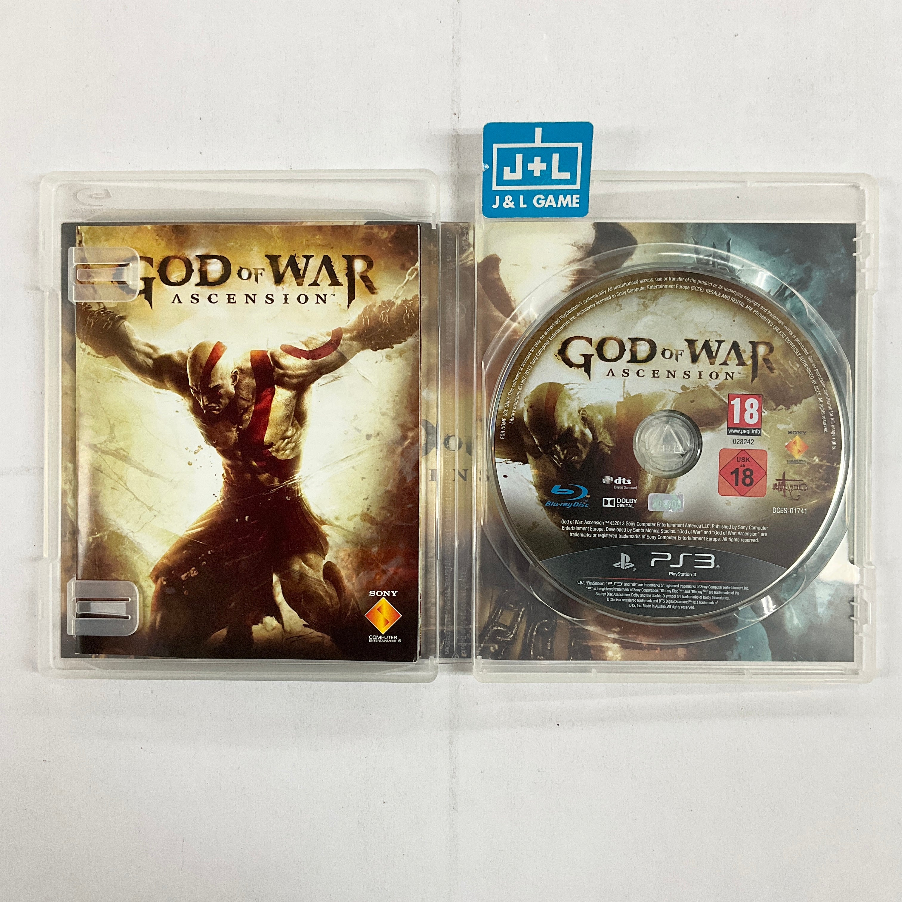 God of War: Ascension - (PS3) Playstation 3 [Pre-Owned] (European Import) Video Games Sony   