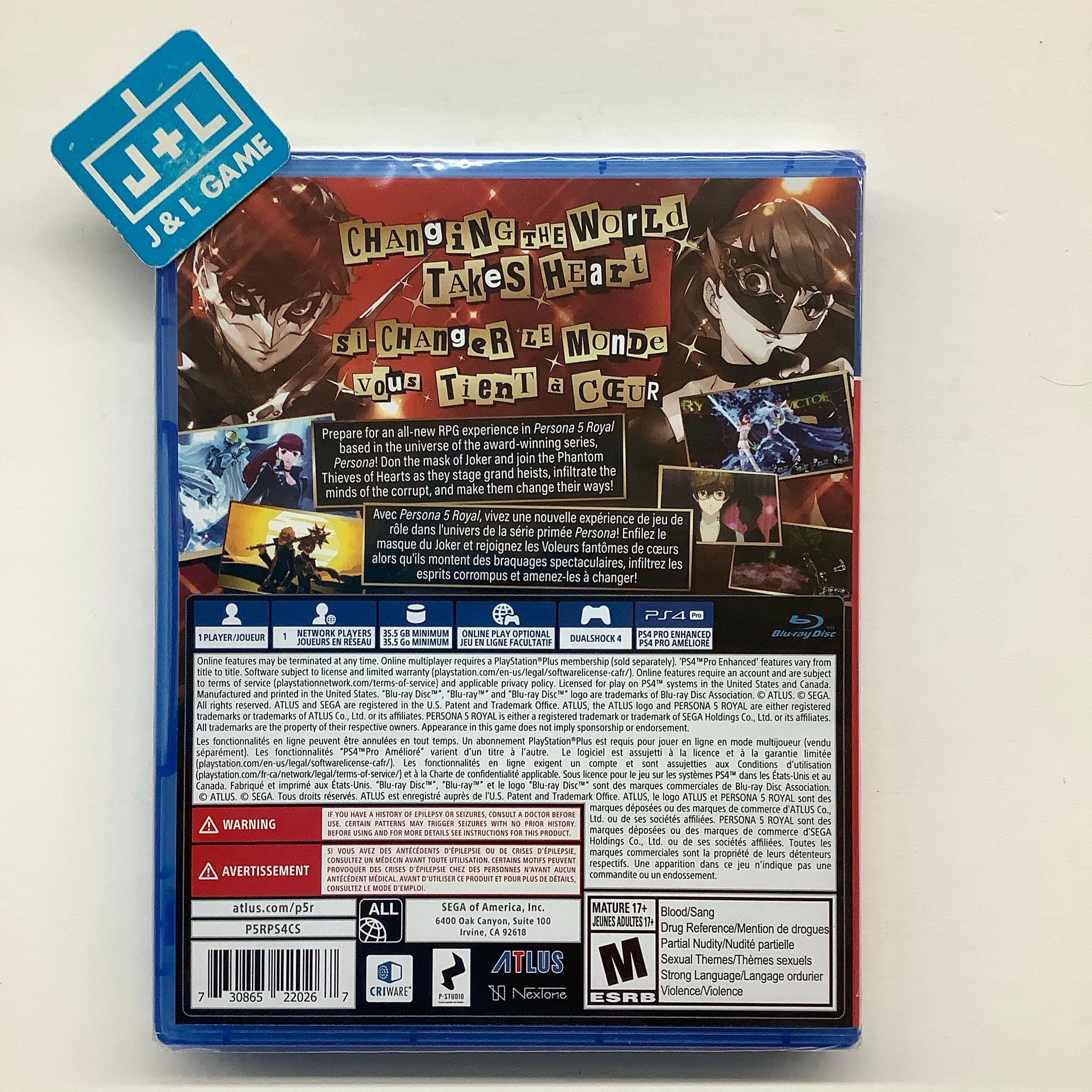 Persona 5 Royal - (PS4) PlayStation 4 Video Games SEGA   