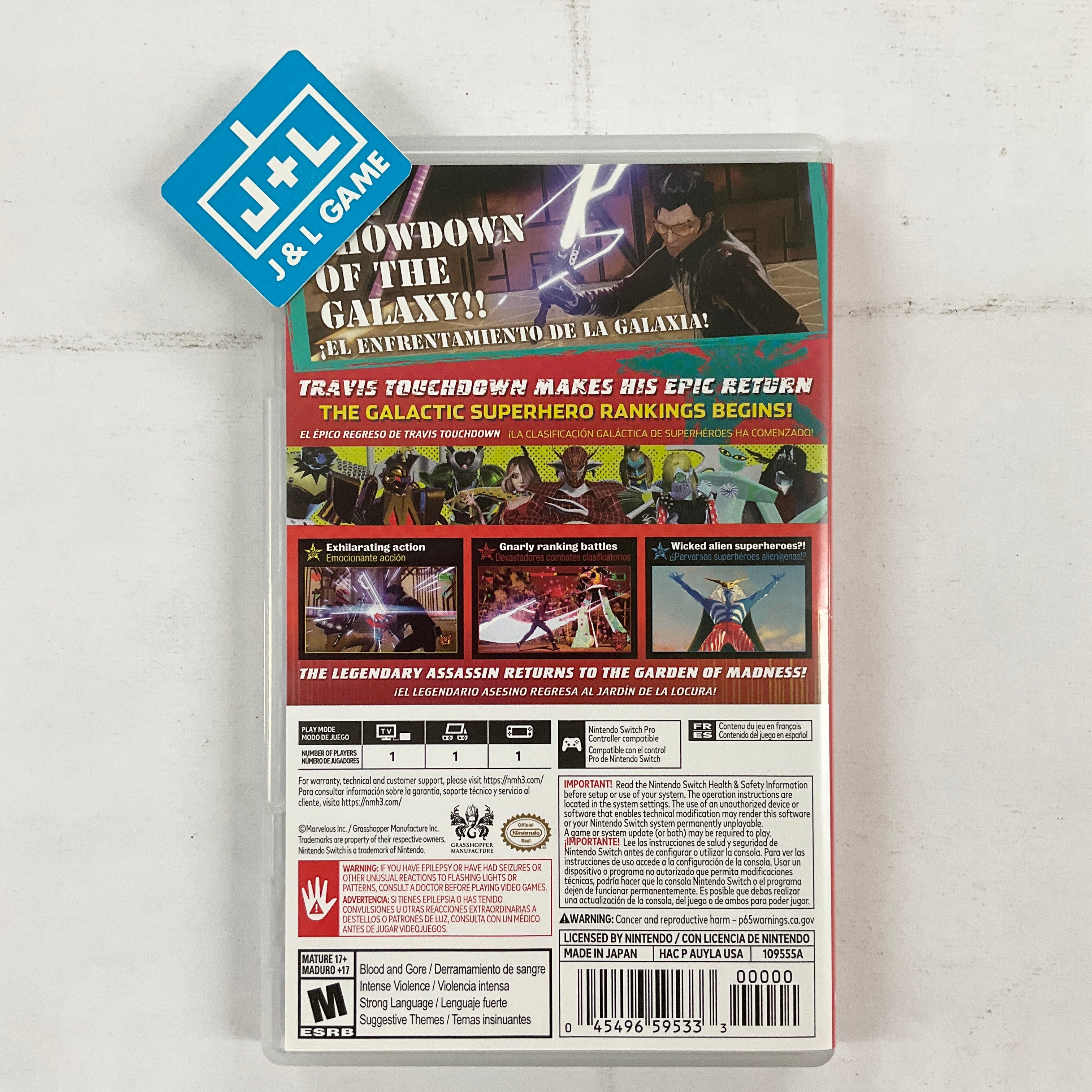 No More Heroes 3 - (NSW) Nintendo Switch [UNBOXING] Video Games Grasshopper Manufacture   
