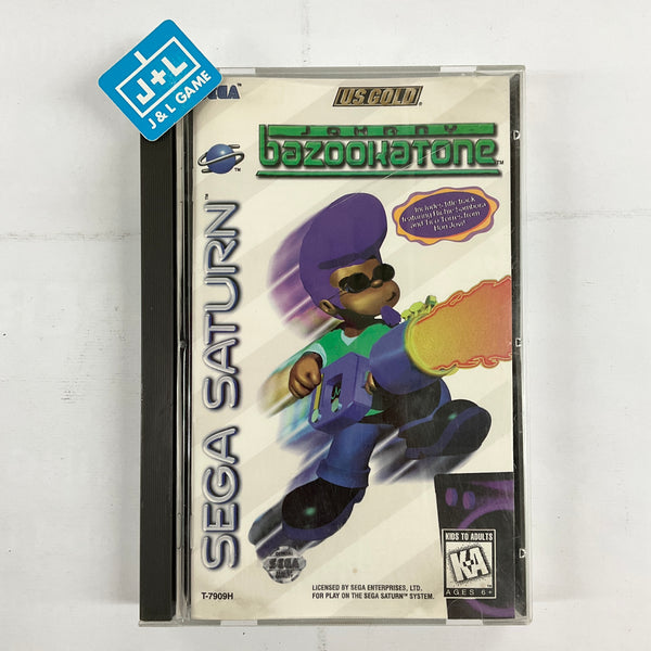 Sega Saturn - Johnny Bazookatone Jeu Vidéo PAL - Très Bon