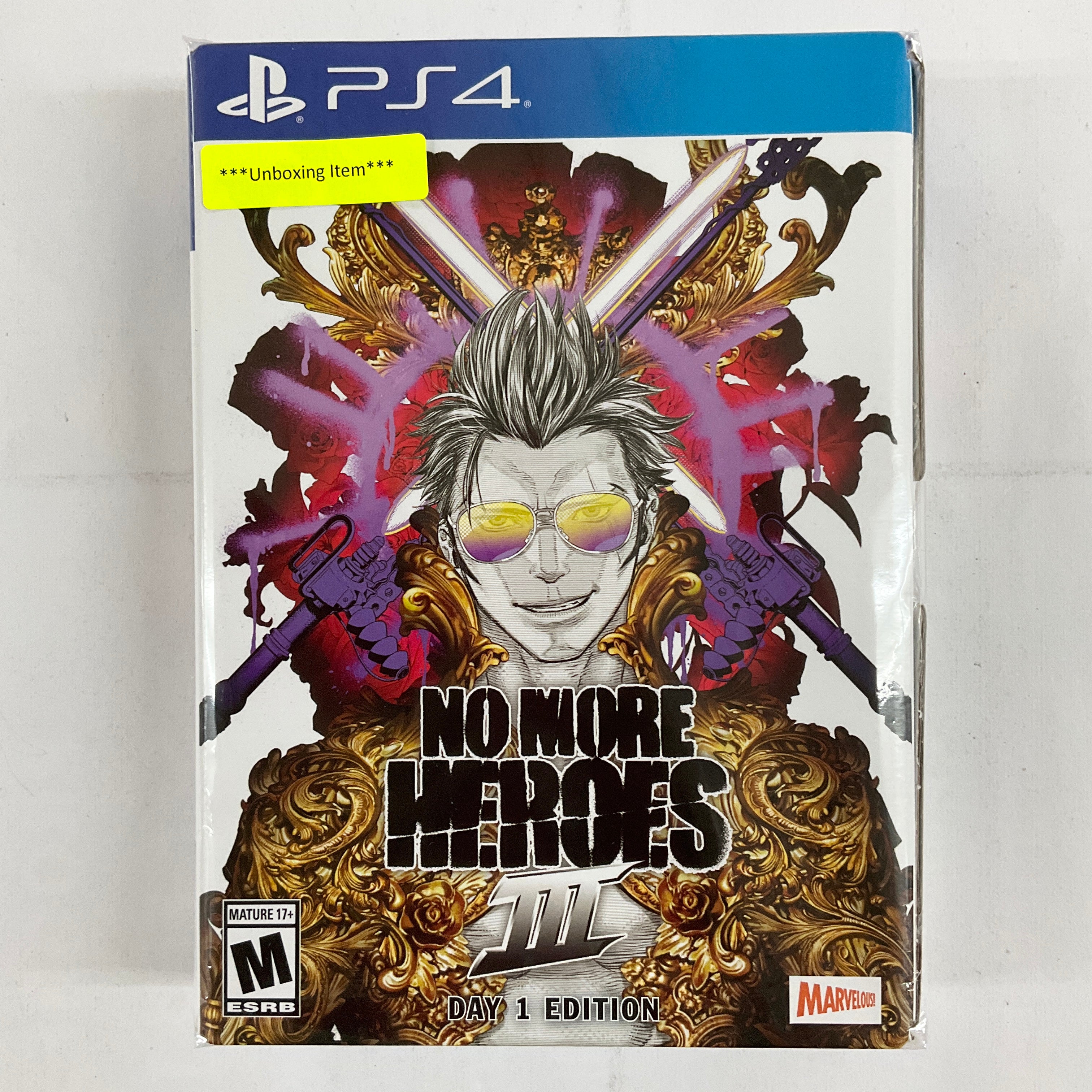 No More Heroes 3 – Day 1 Edition - (PS4) PlayStation 4 [UNBOXING