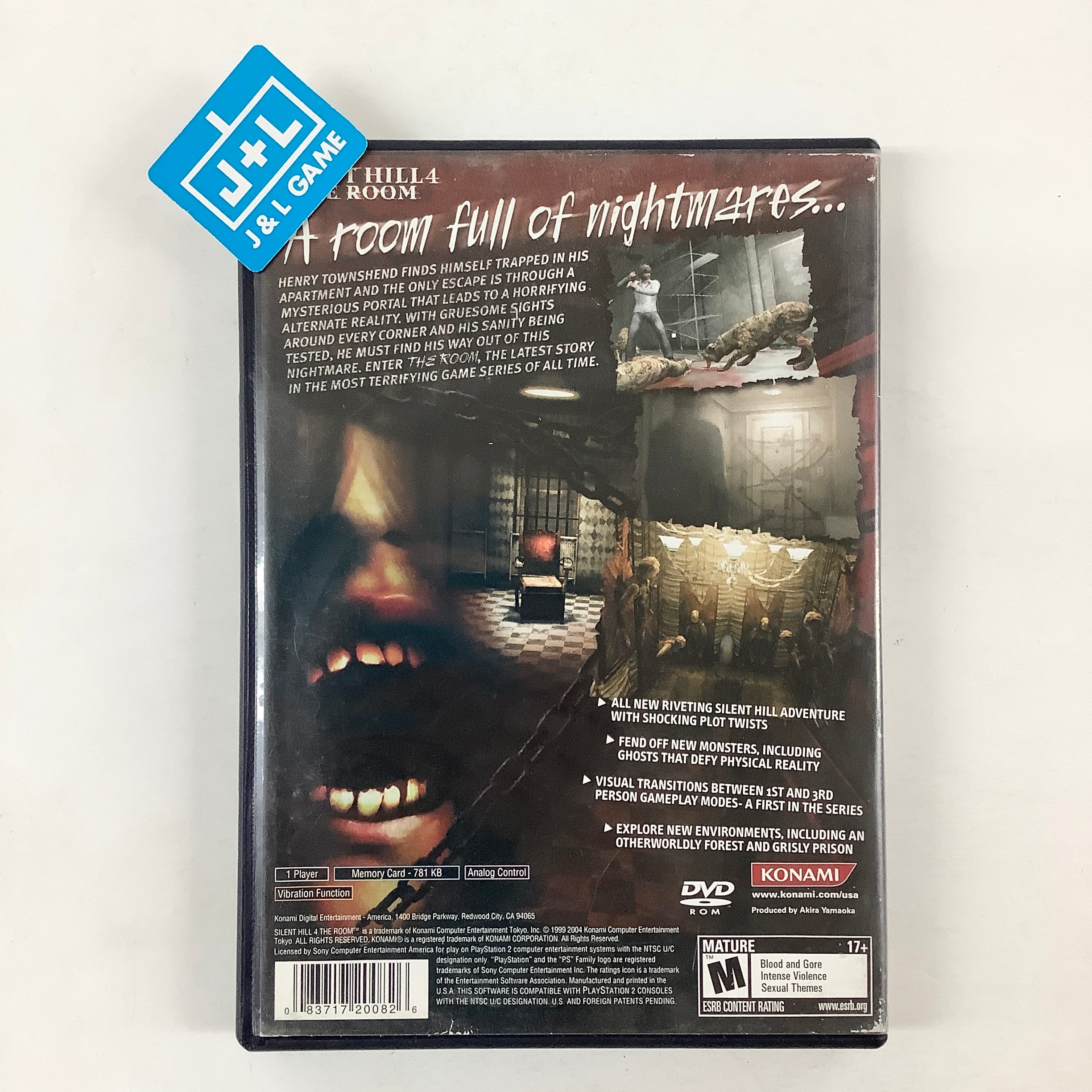 Silent Hill 4: The Room - (PS2) PlayStation 2 [Pre-Owned