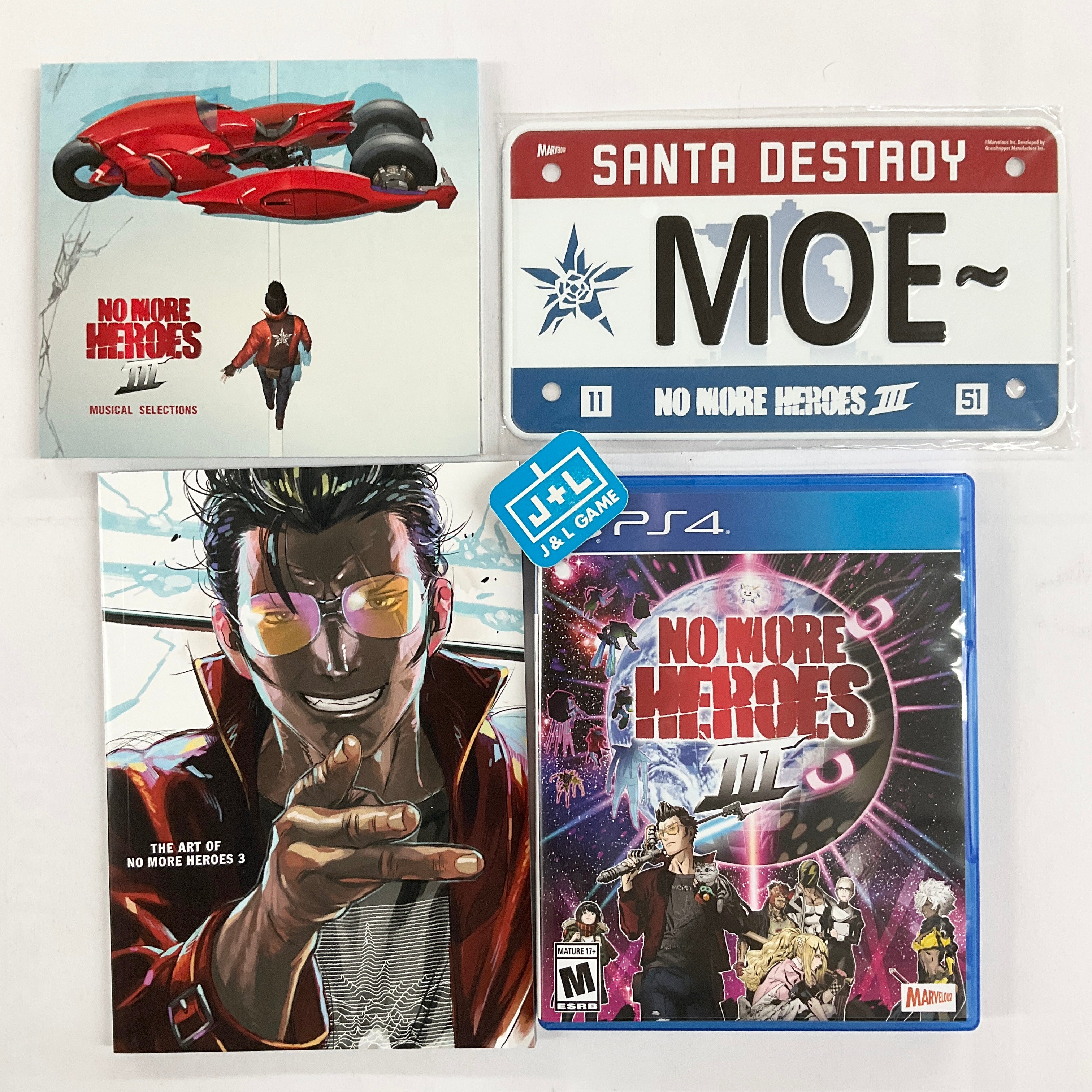No More Heroes 3 – Day 1 Edition - (PS4) PlayStation 4 [UNBOXING] Video Games XSEED Games   