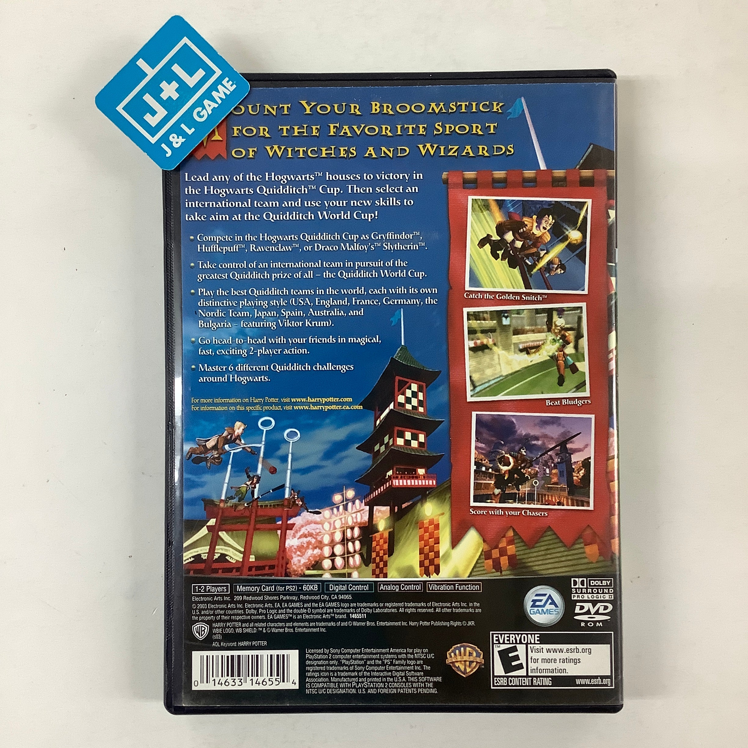 Harry Potter: Quidditch World Cup - (PS2) PlayStation 2 [Pre-Owned] Video Games Electronic Arts   