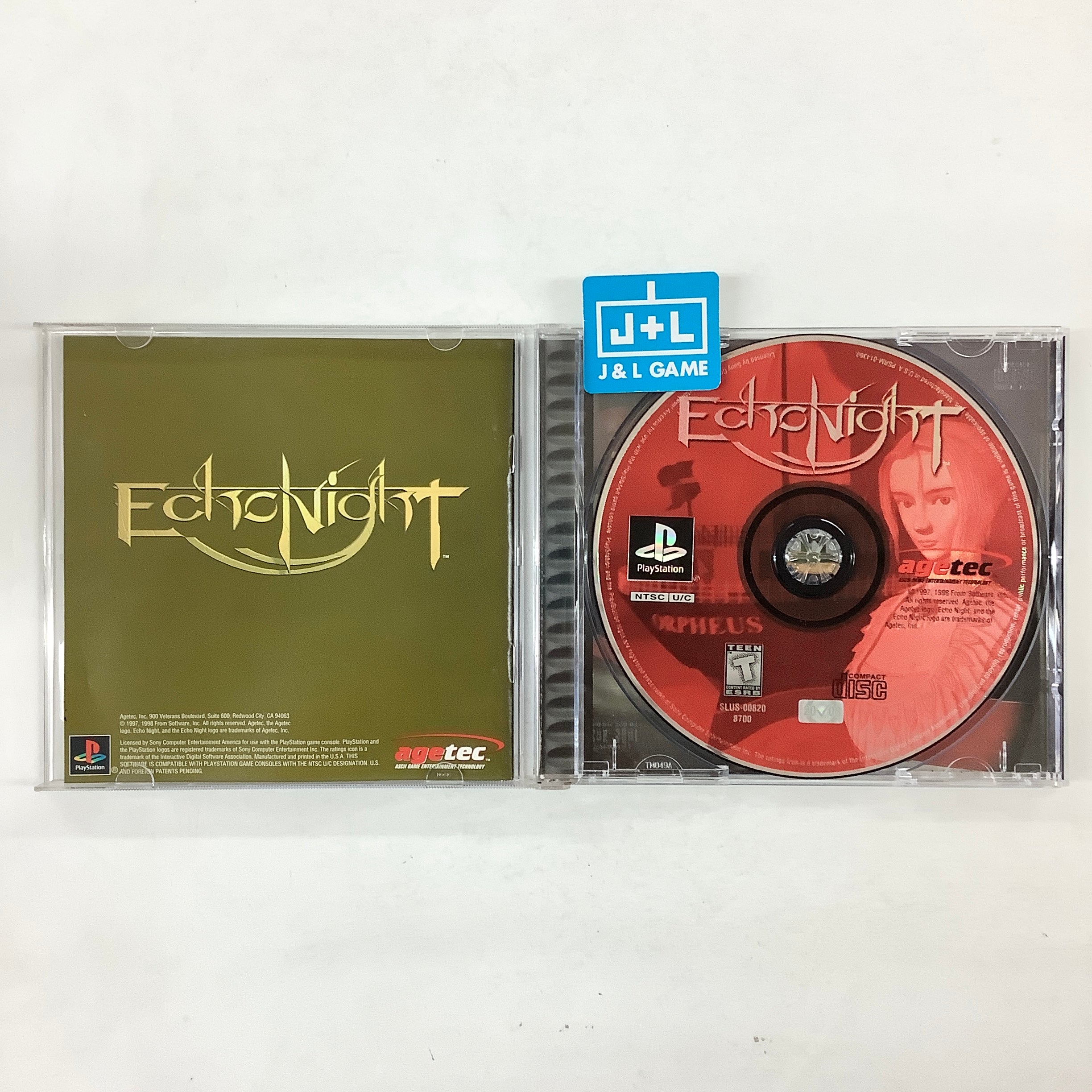 Echo Night - (PS1) PlayStation 1 [Pre-Owned] Video Games Agetec   