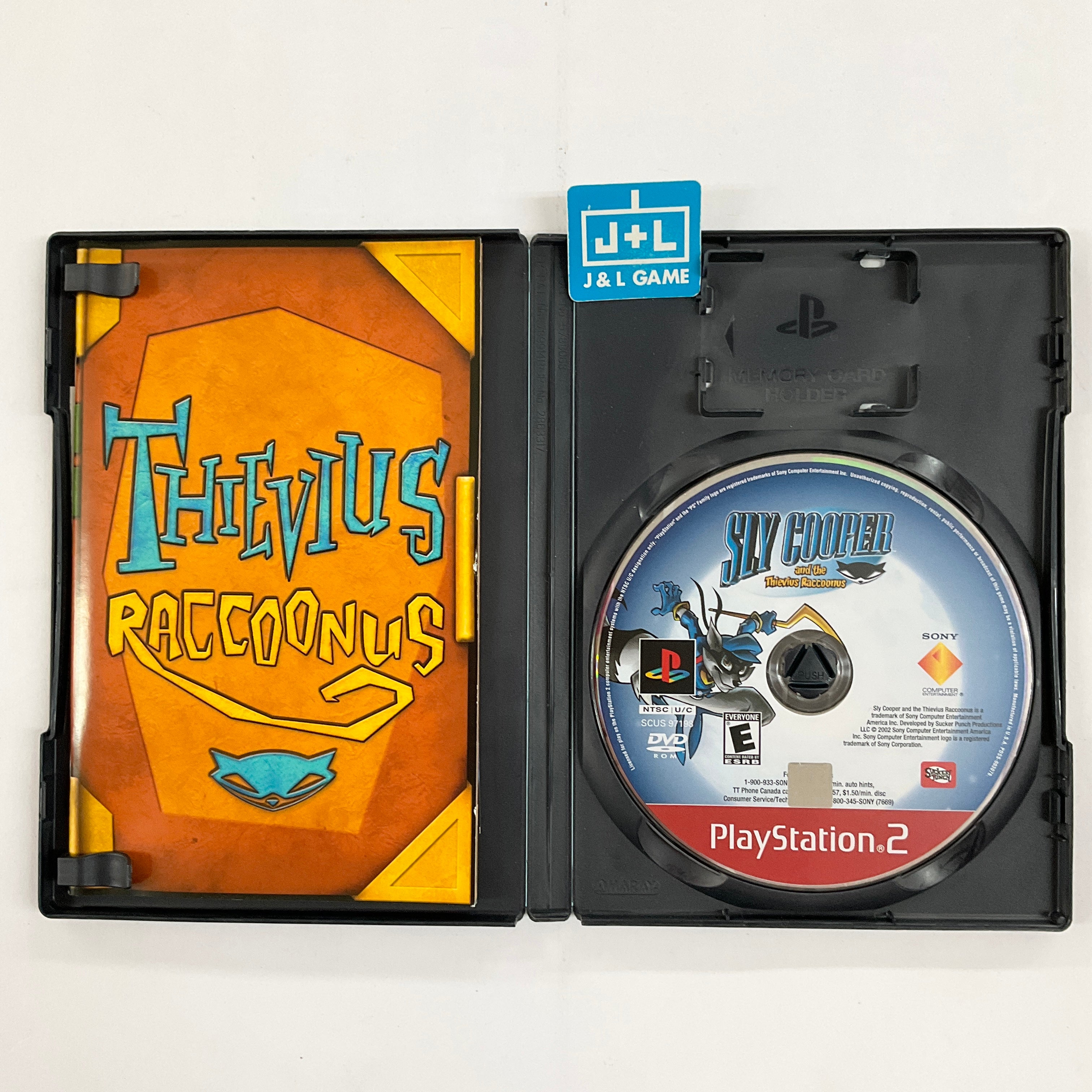 Sly Cooper and the Thievius Raccoonus (Greatest Hits) - (PS2) PlayStation 2 [Pre-Owned] Video Games SCEA   
