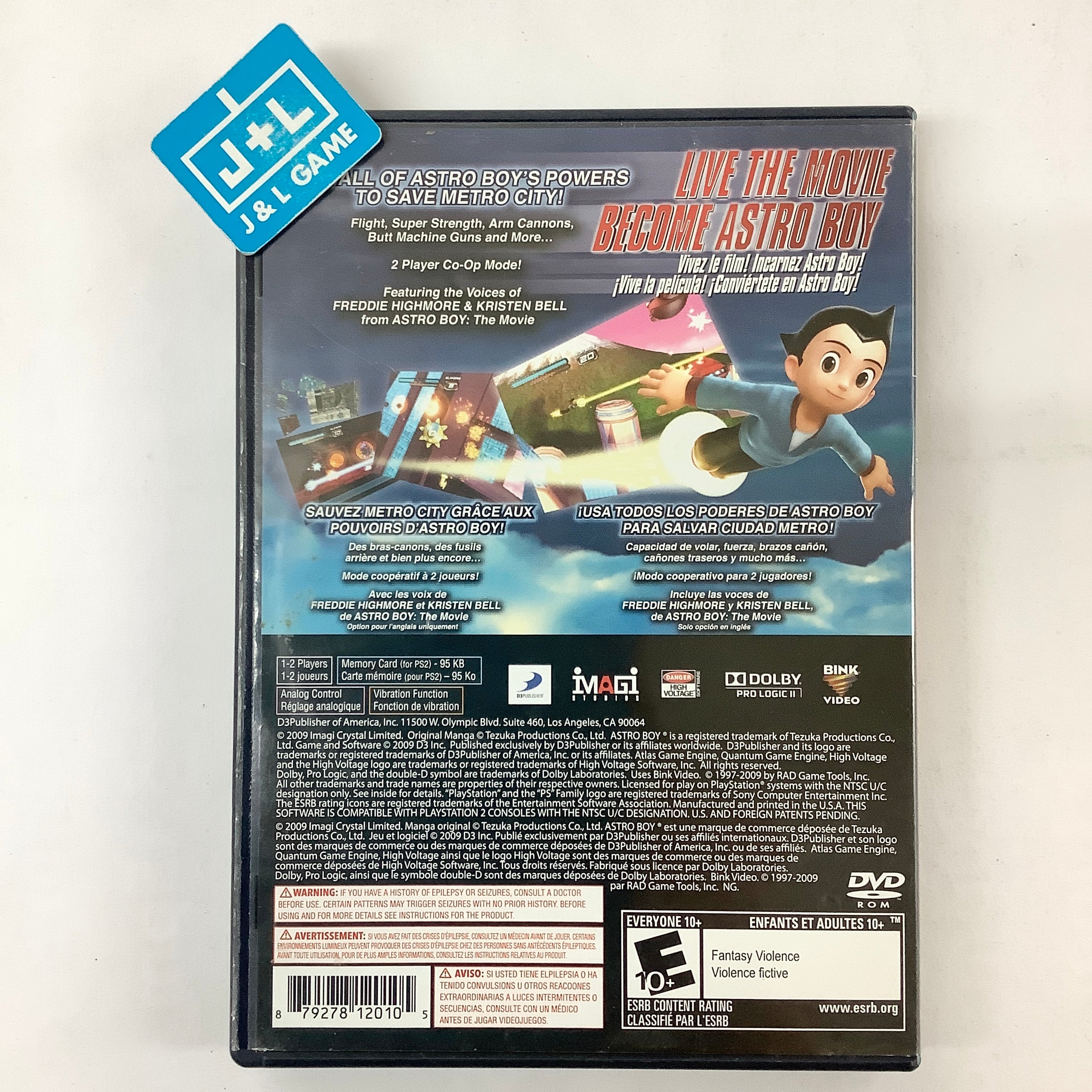 Astro Boy: The Video Game - (PS2) PlayStation 2 [Pre-Owned] Video Games D3Publisher   