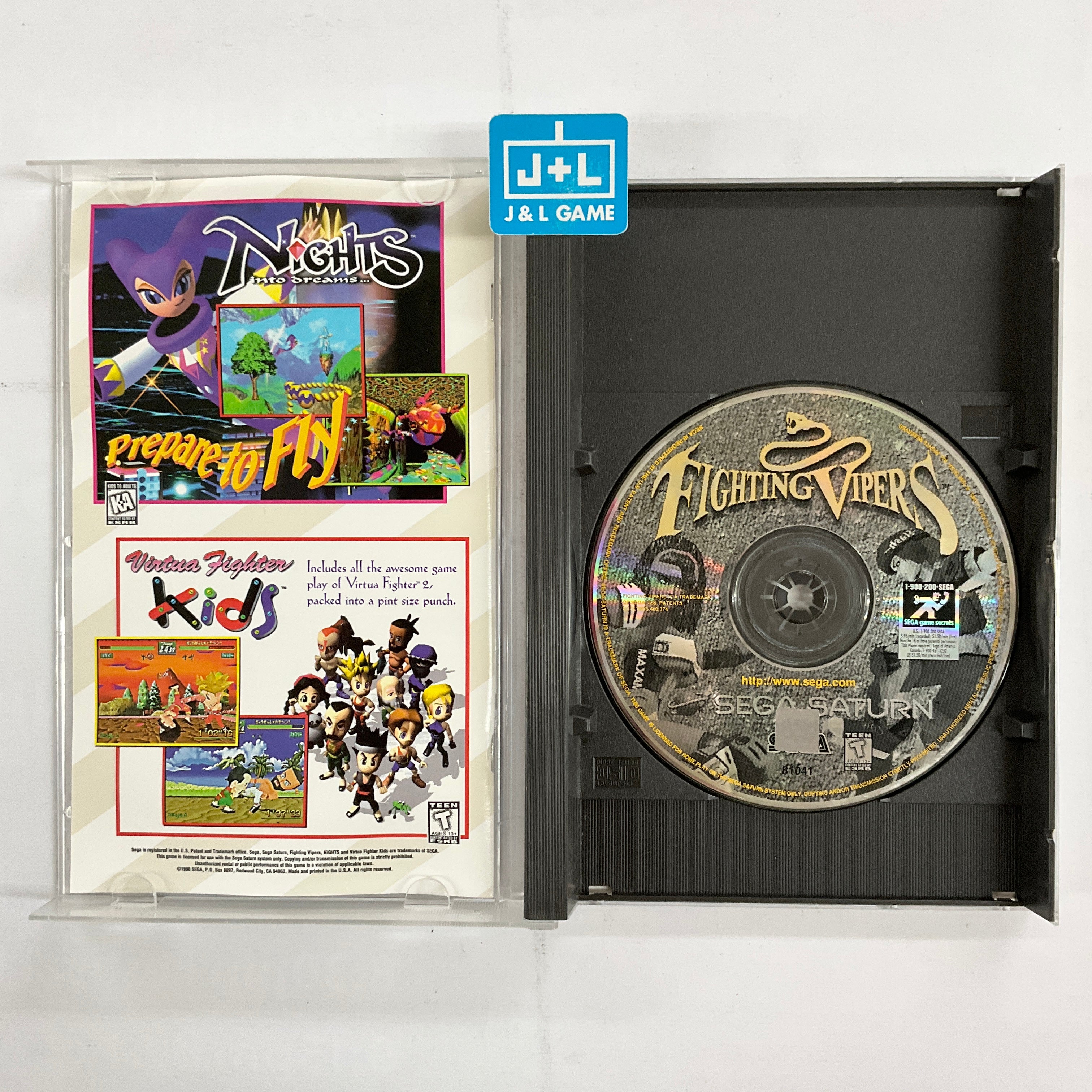 Fighting Vipers - (SS) SEGA Saturn [Pre-Owned] Video Games Sega   