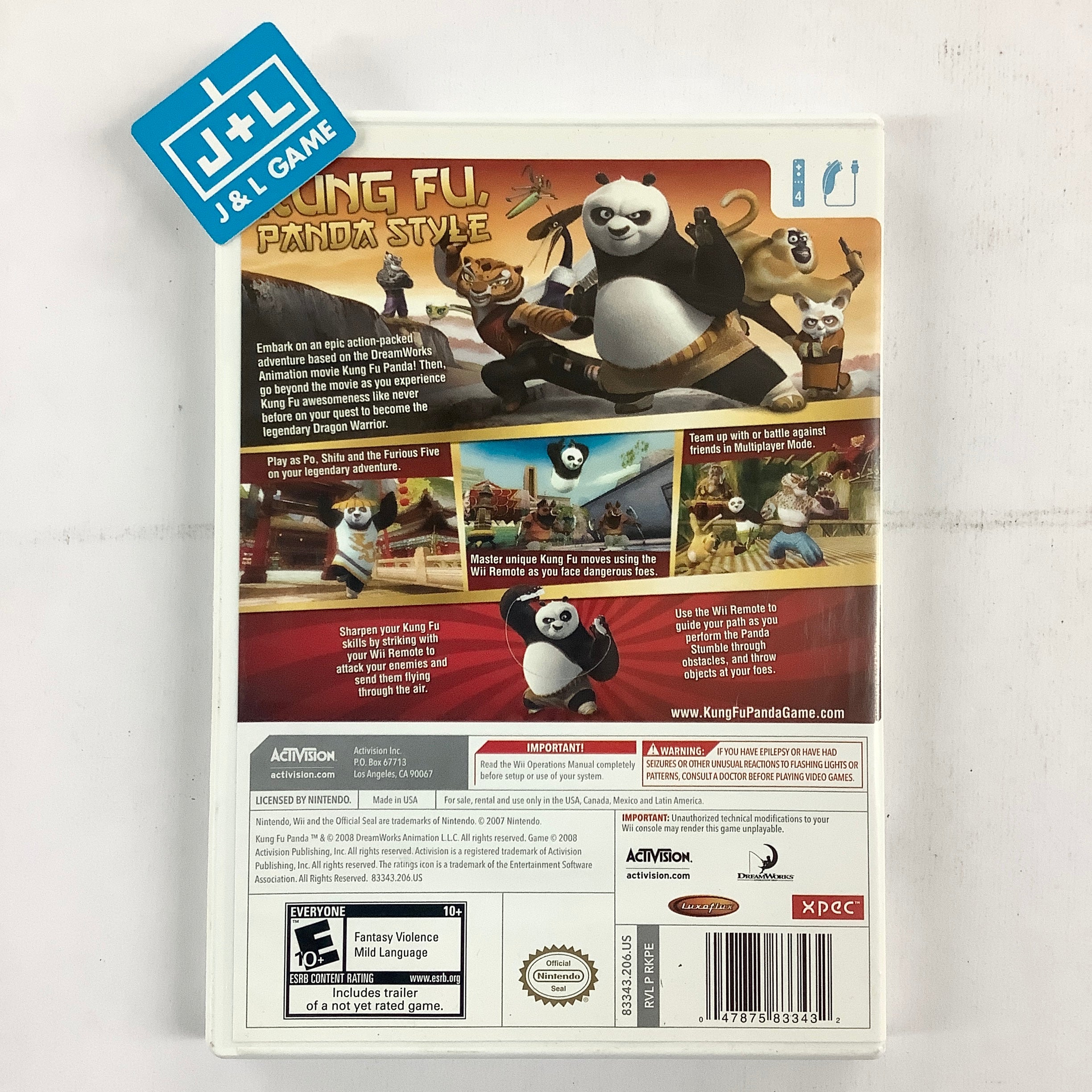 Kung Fu Panda - Nintendo Wii [Pre-Owned] Video Games Activision   