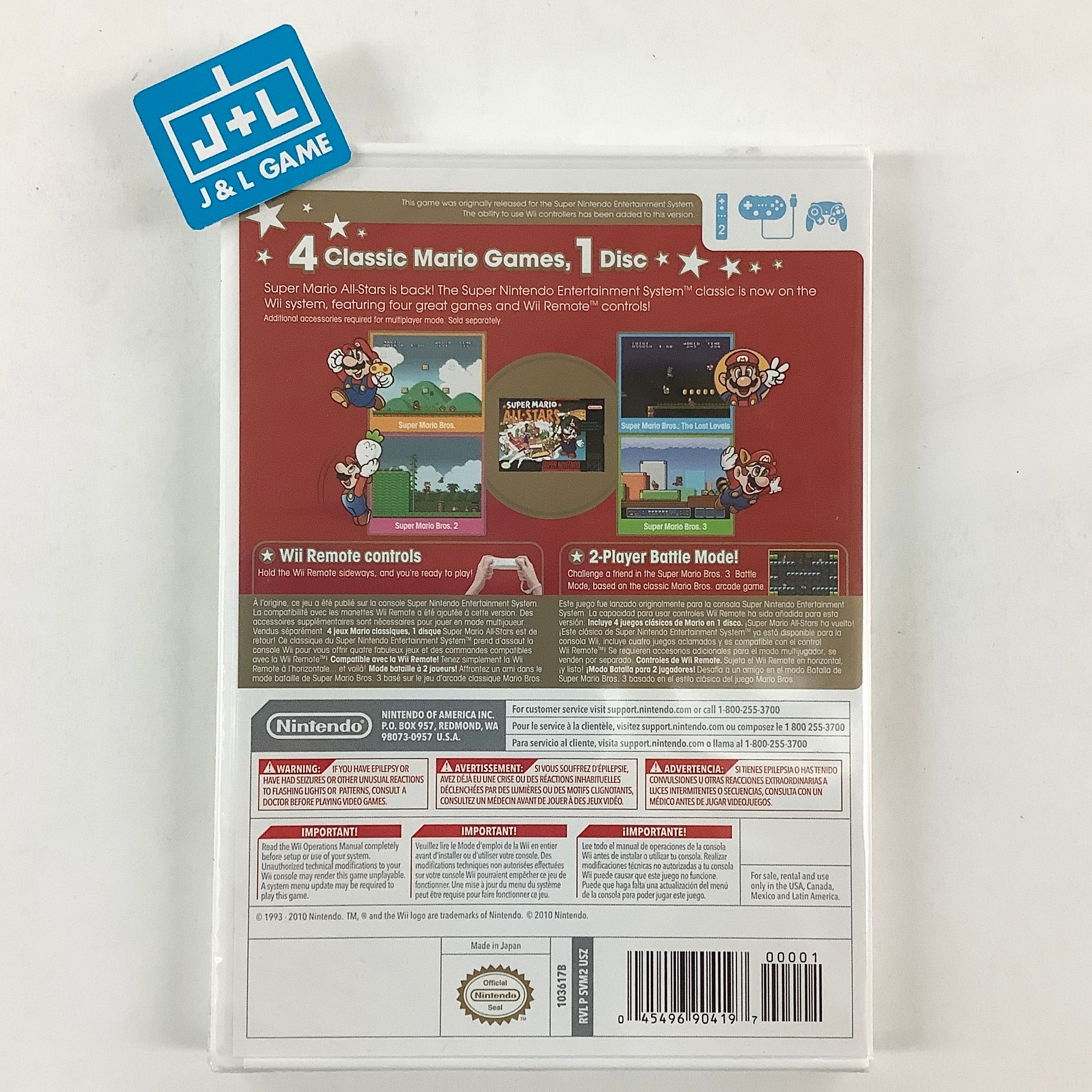 Super Mario All-Stars (Nintendo Selects) - Nintendo Wii Video Games Nintendo   