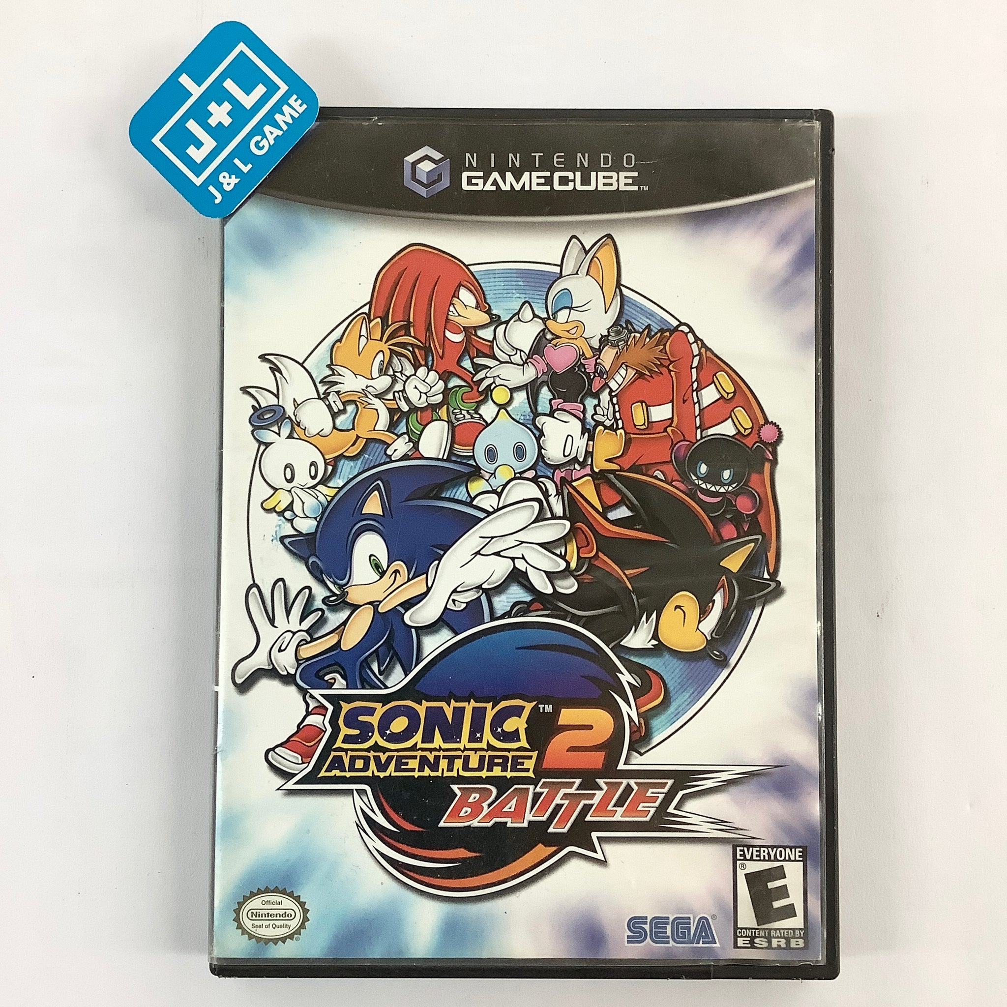 Manual Only) Sonic Adventure 2 Battle Nintendo Gamecube Authentic