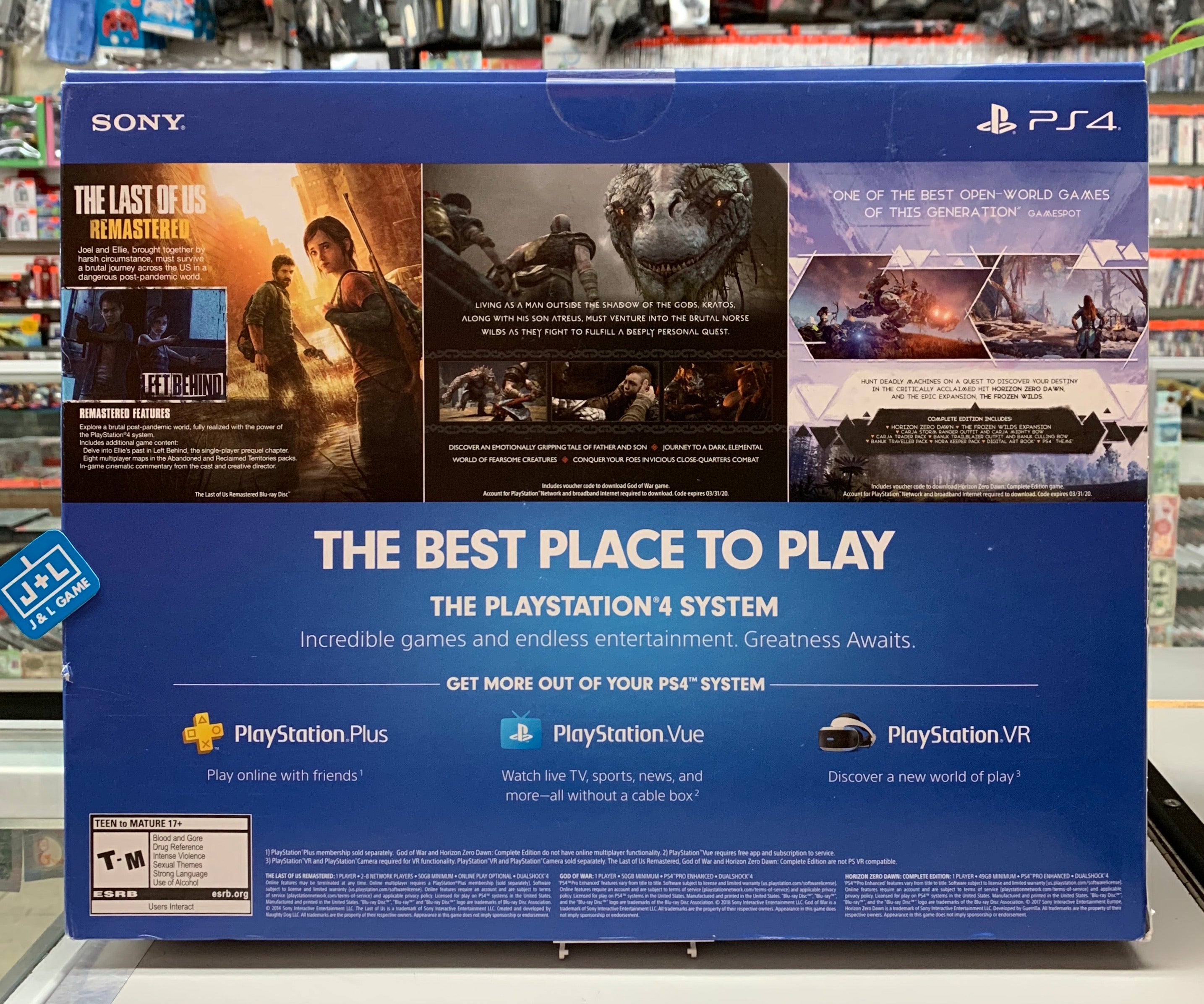 SONY PlayStation 4 Slim 1TB Console - Three Free Games Bundle - (PS4) PlayStation 4 Video Games Playstation   