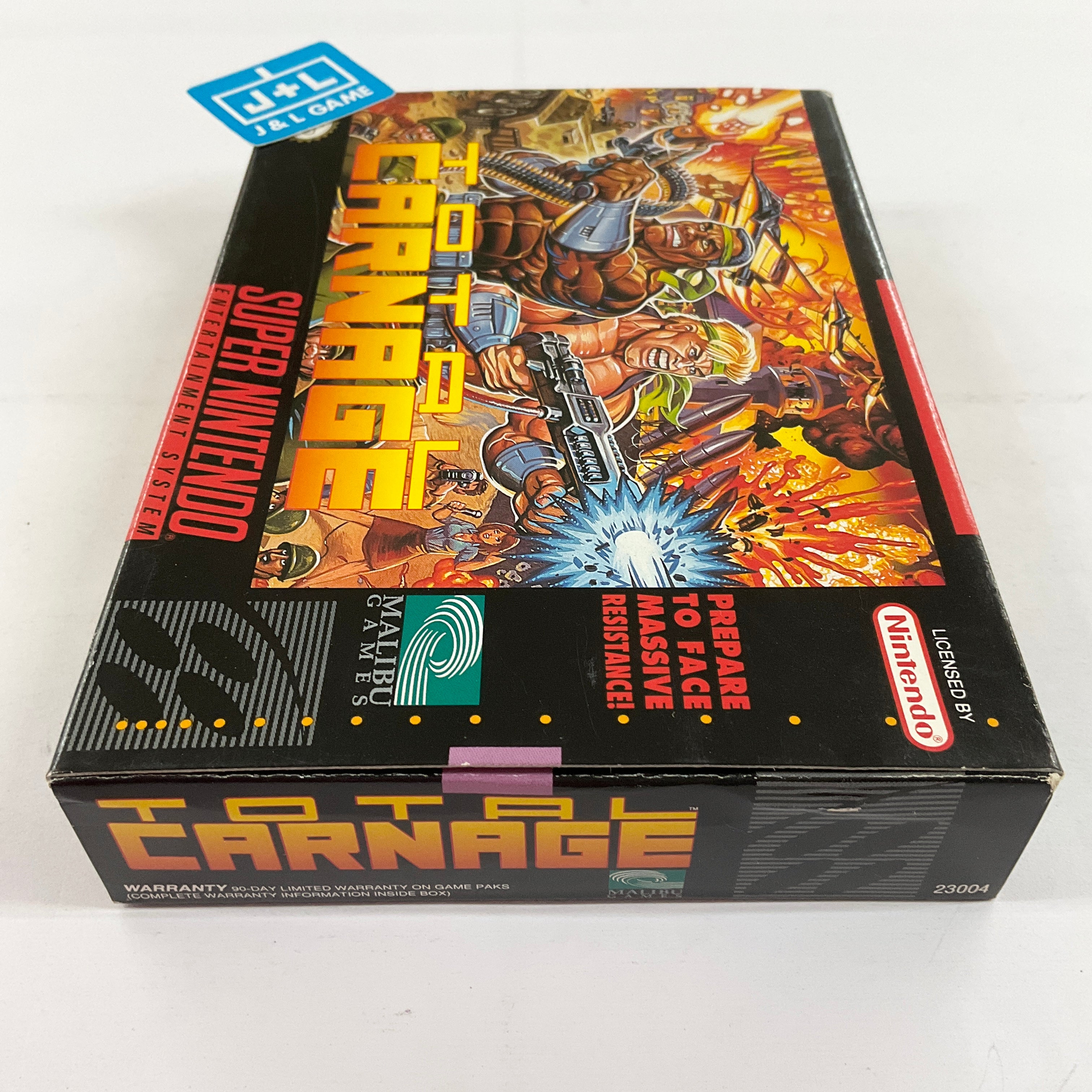 Total Carnage - (SNES) Super Nintendo [Pre-Owned] Video Games Malibu   