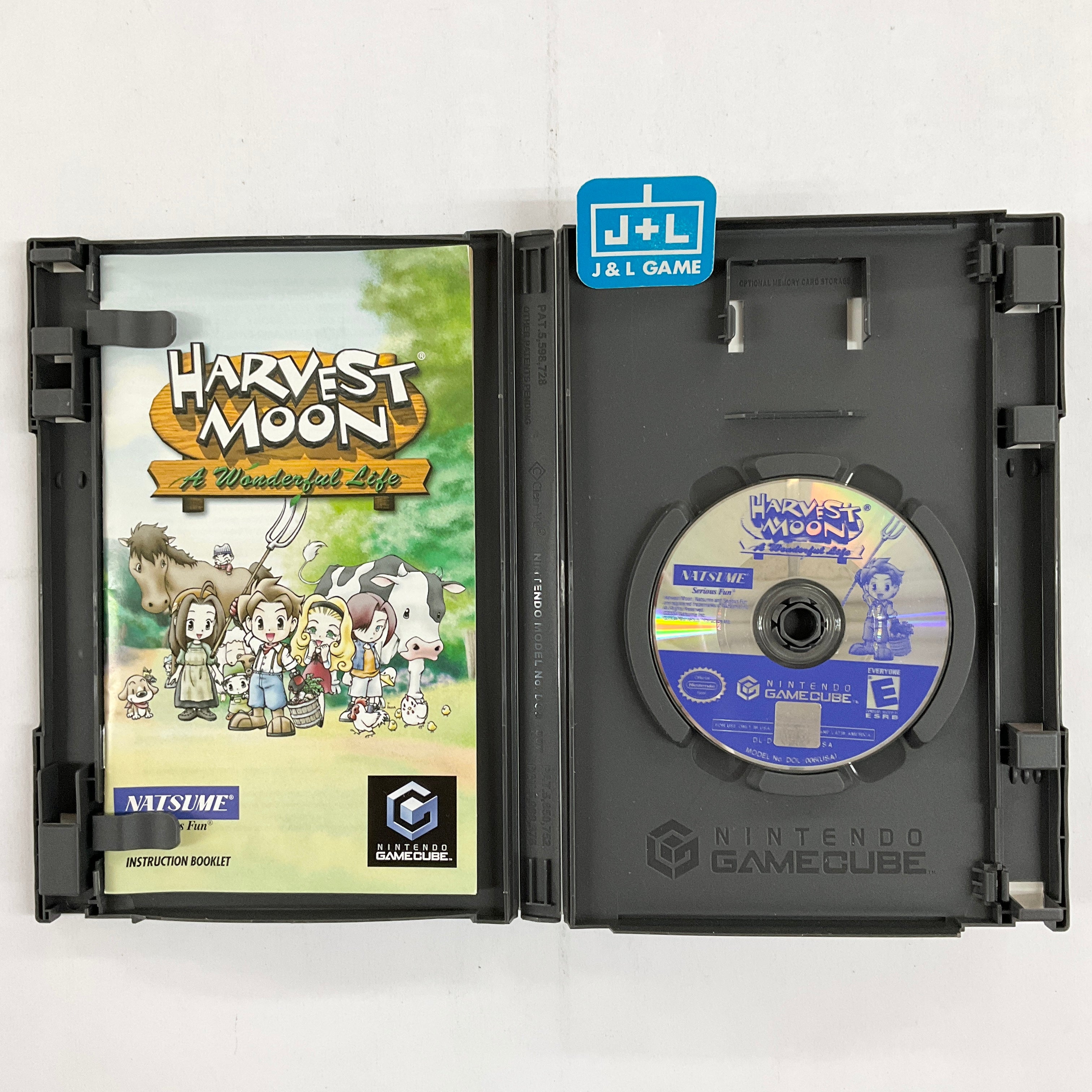 Harvest Moon: A Wonderful Life (Player's Choice) - (GC) GameCube [Pre-Owned] Video Games Natsume   