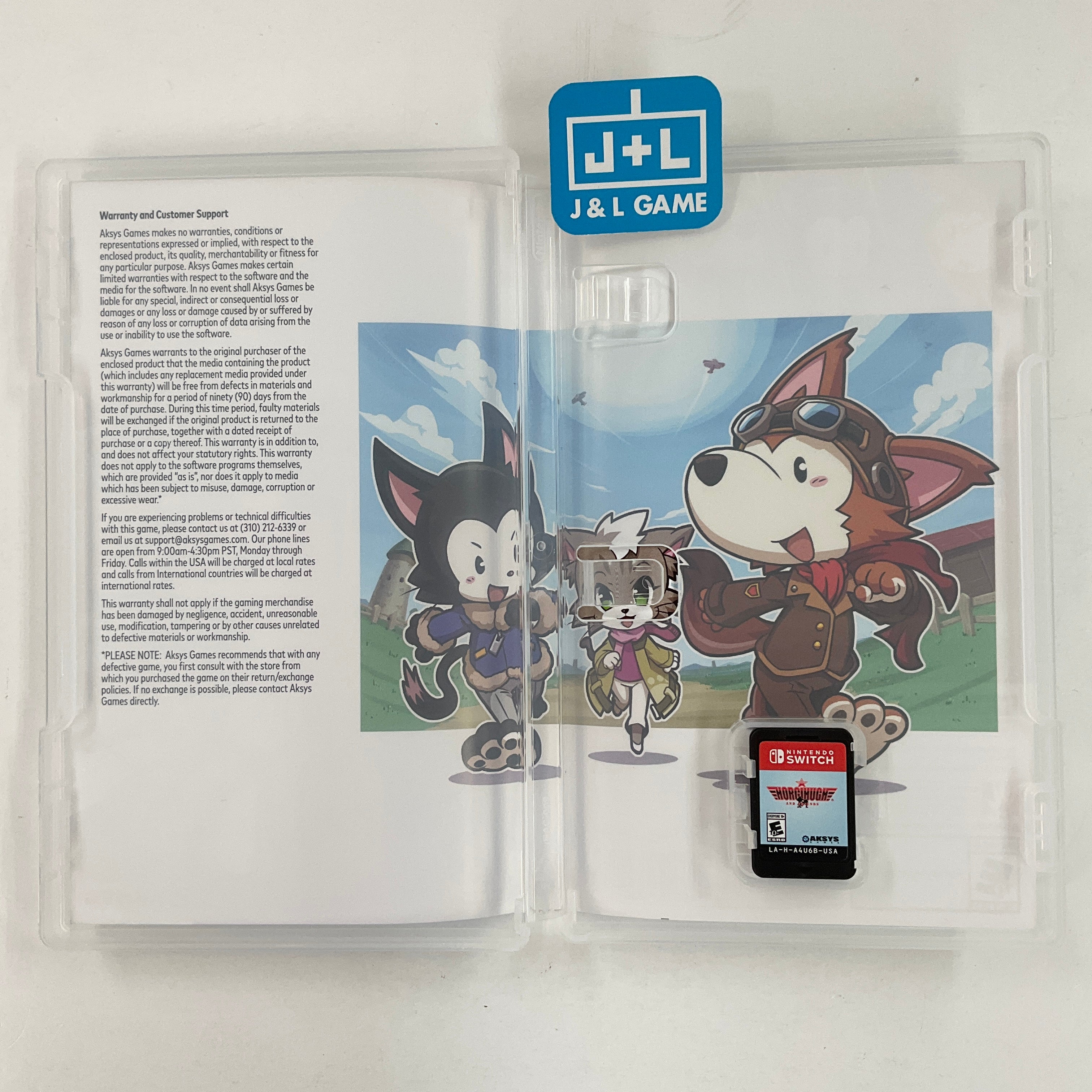 Horgihugh and Friends - (NSW) Nintendo Switch [UNBOXING] Video Games Aksys Games   