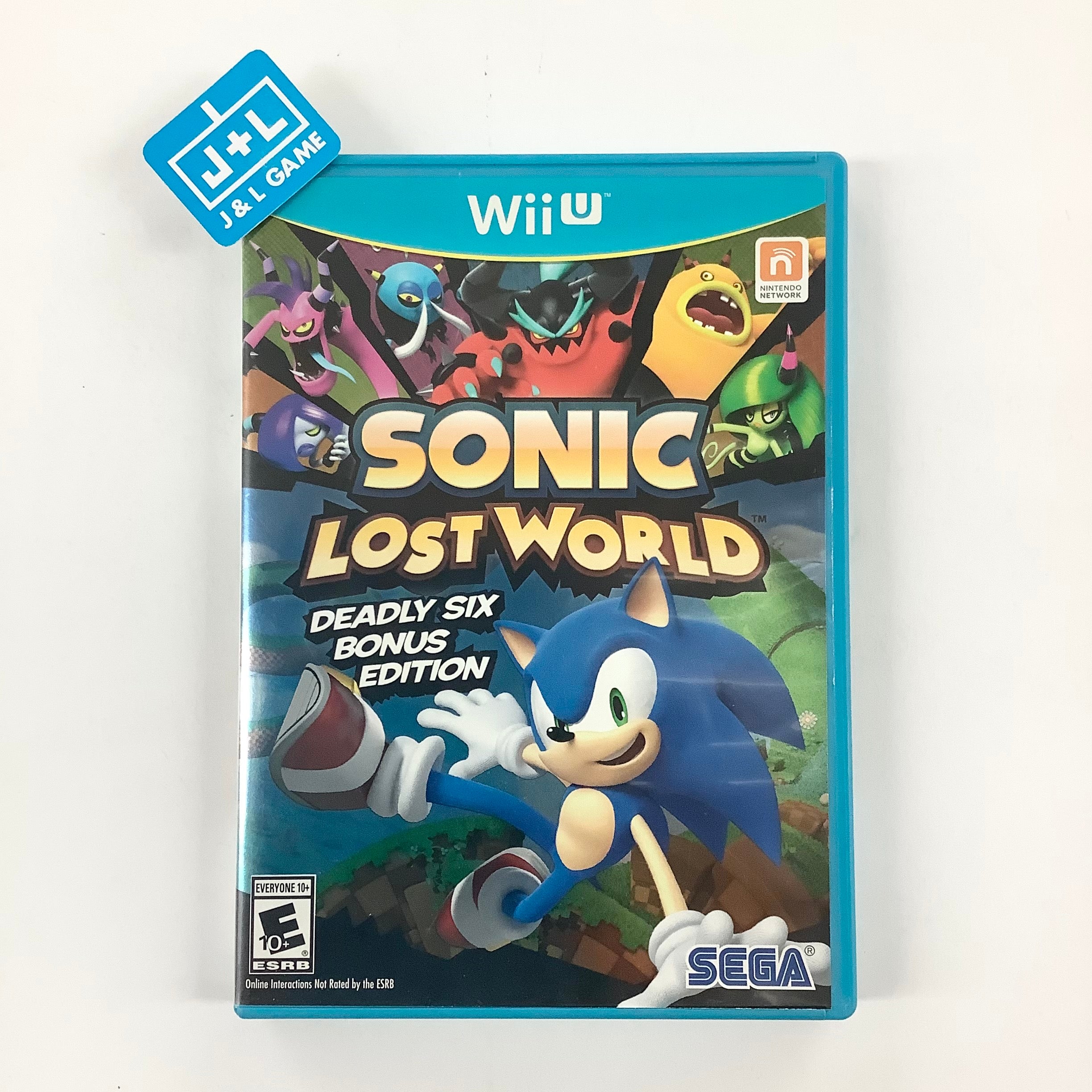 Sonic Lost World (Deadly Six Bonus) - Nintendo Wii U [Pre-Owned] Video Games SEGA   