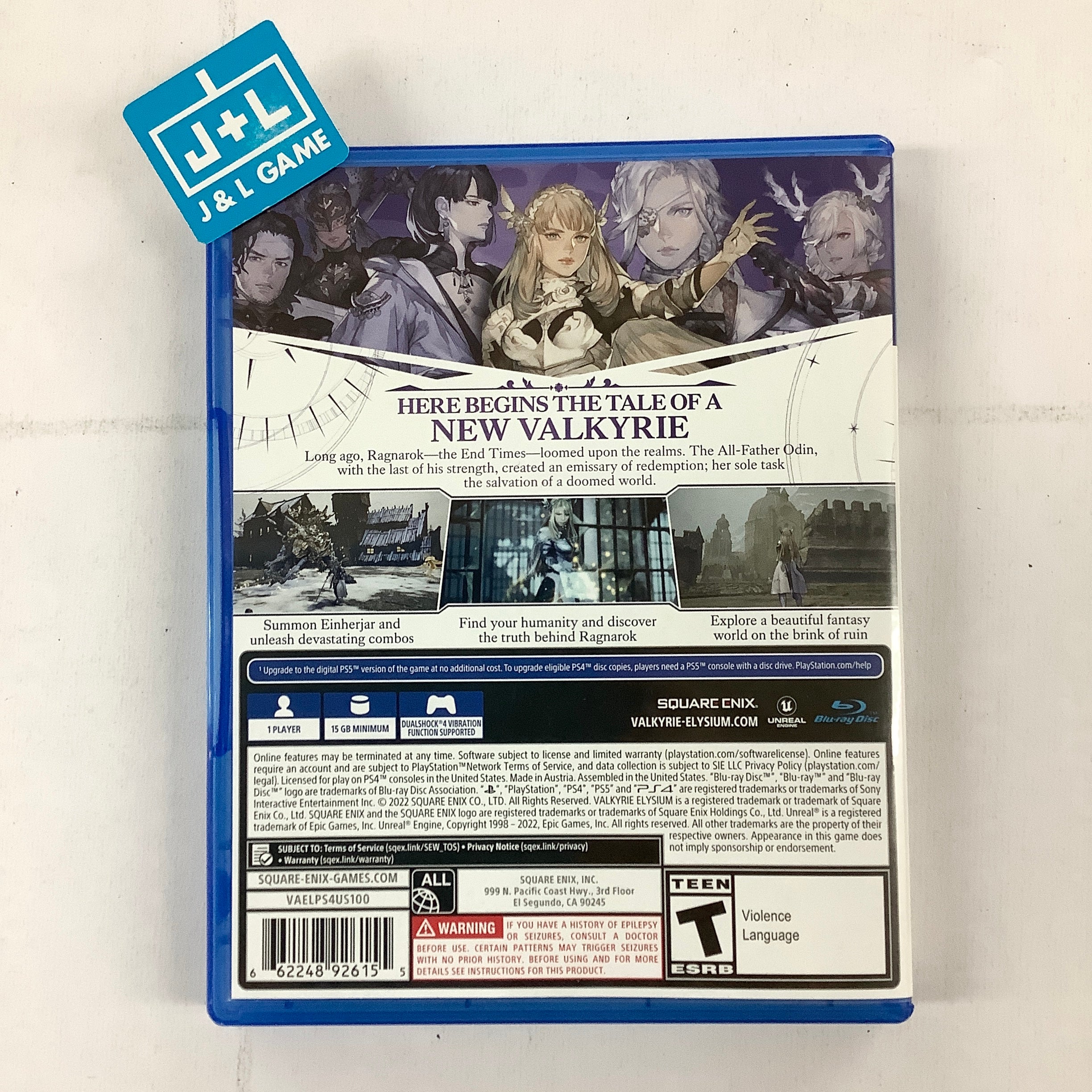 Valkyrie Elysium - (PS4) PlayStation 4 [UNBOXING] Video Games Square Enix   